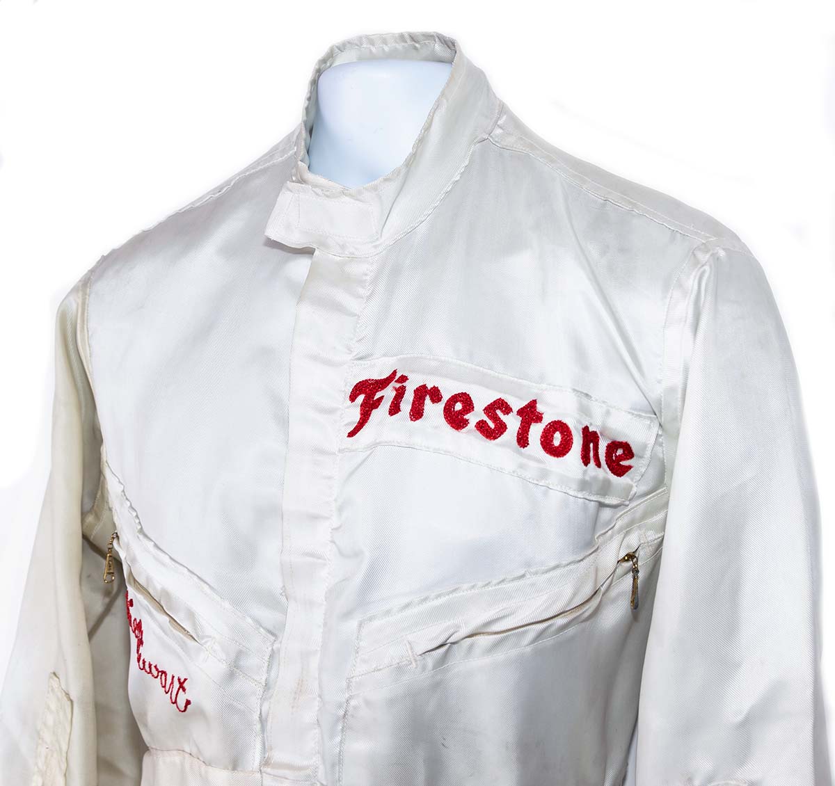 1966 Jackie Stewart Used Mecom Racing Indy 500 Suit