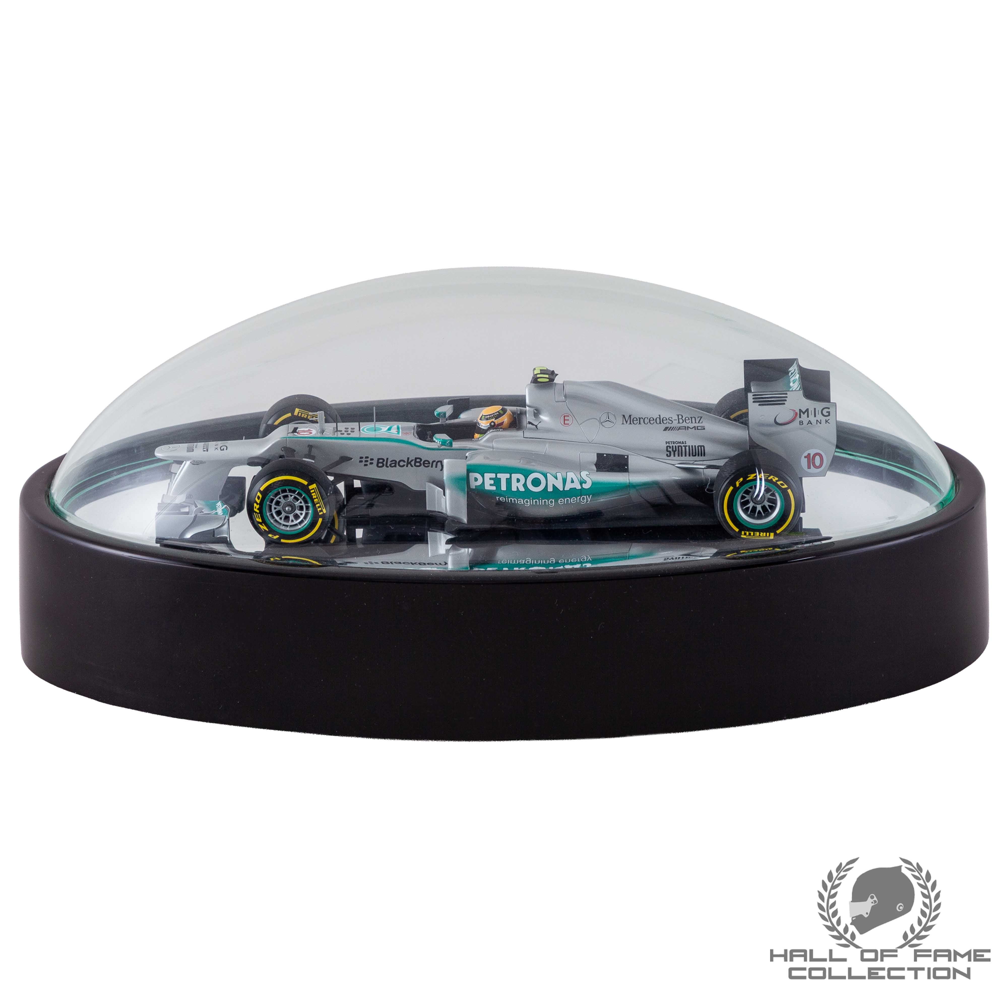 2013 Stirling Moss & Lewis Hamilton Signed Autosport Awards Limited Edition Model