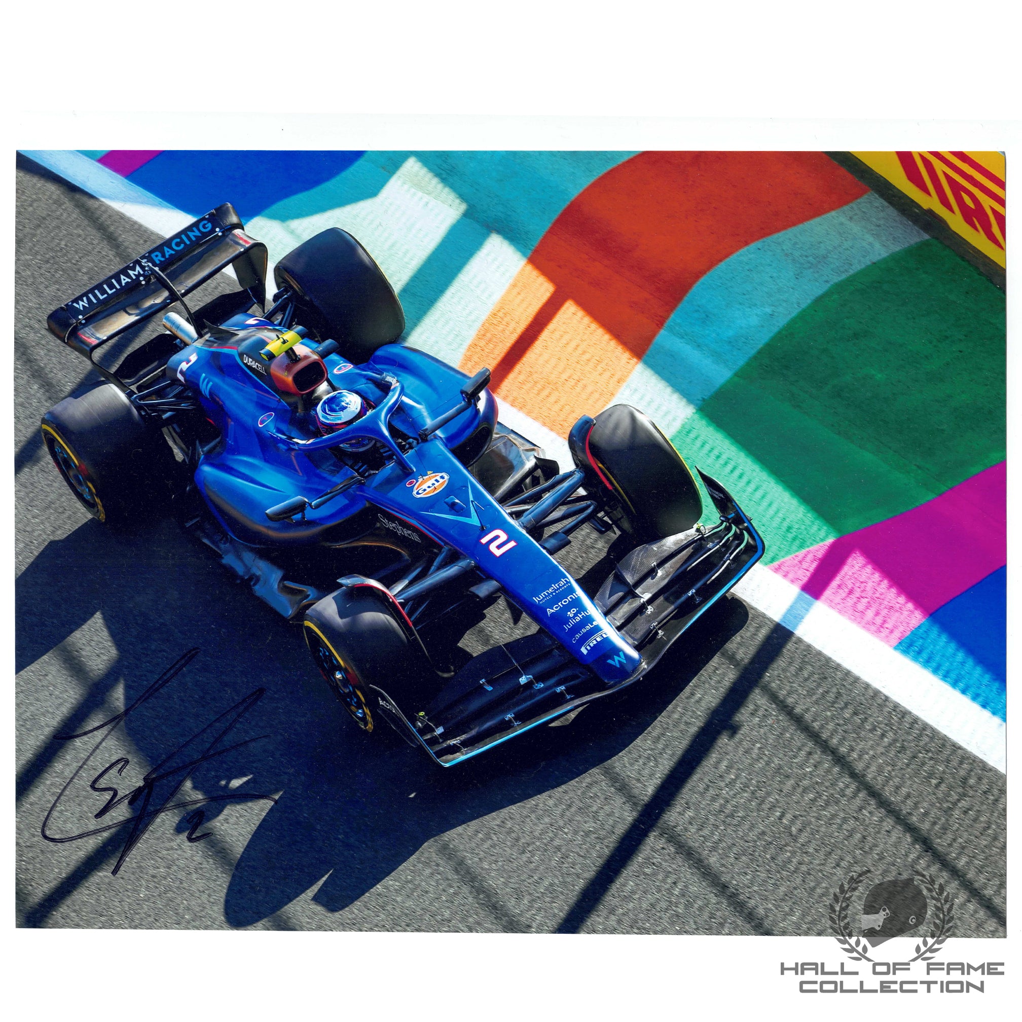 2023 F1 8X10 Collector Set Photo Logan Sargeant Signed Williams Photo 1 of 25