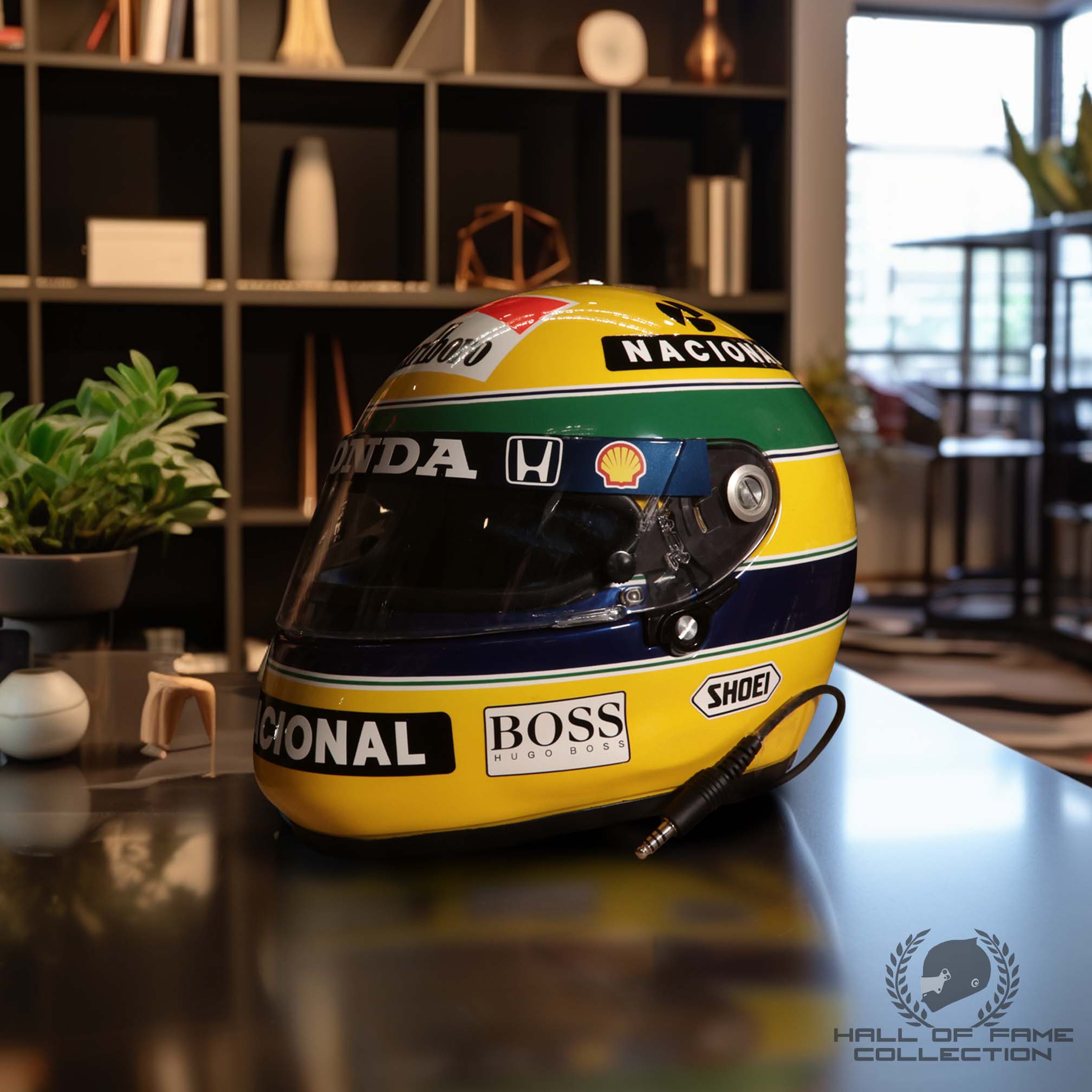 1992 Ayrton Senna Replica McLaren Shoei X4 F1 Helmet