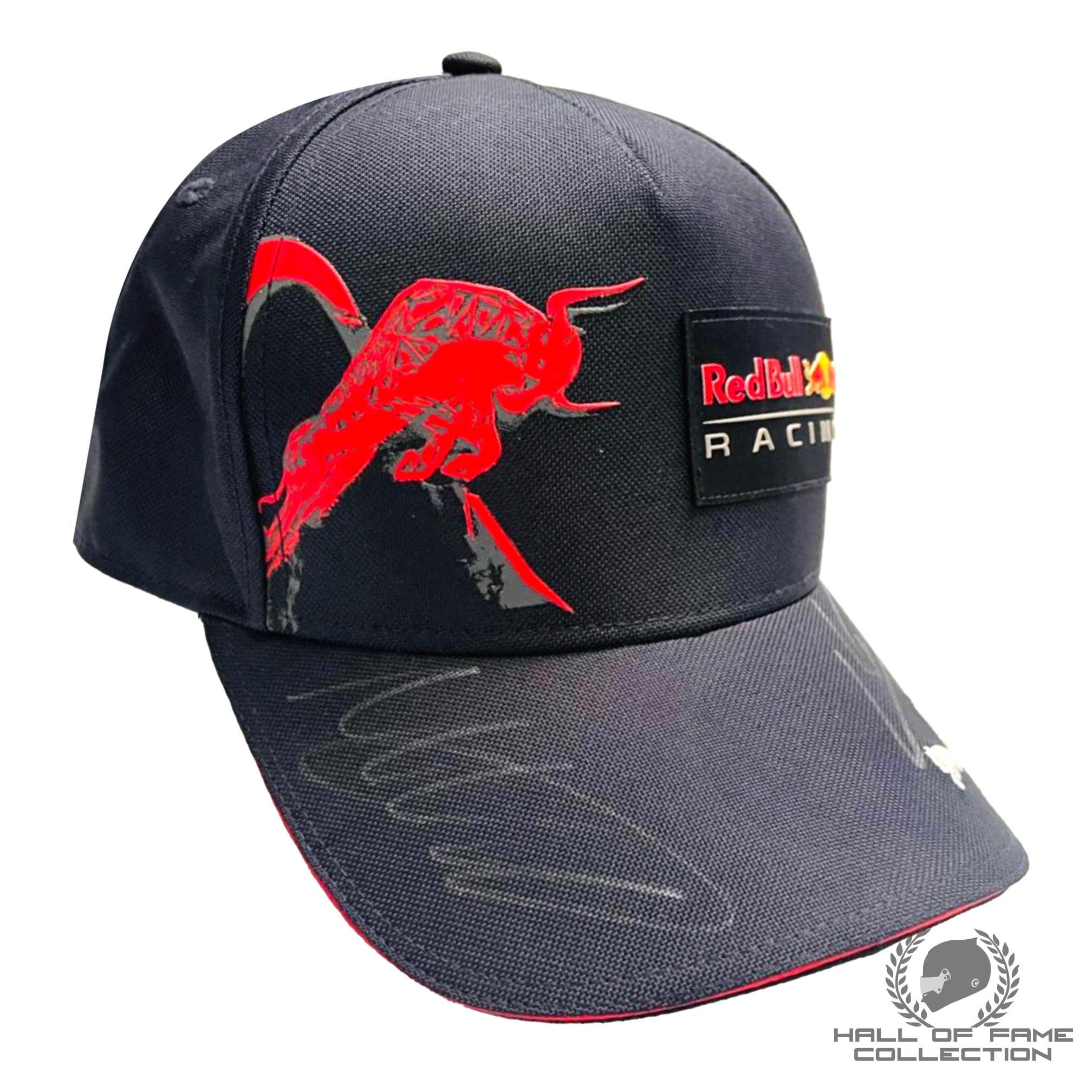 2022 Max Verstappen Sergio Perez Signed Red Bull Racing F1 Hat