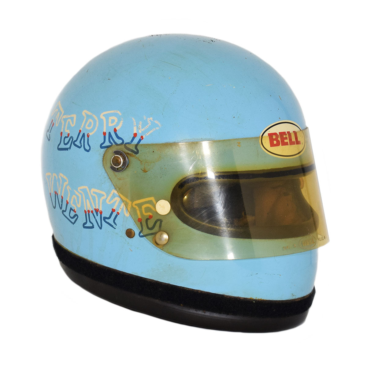 1980's Terry Wente Race Used USAC Midget helmet