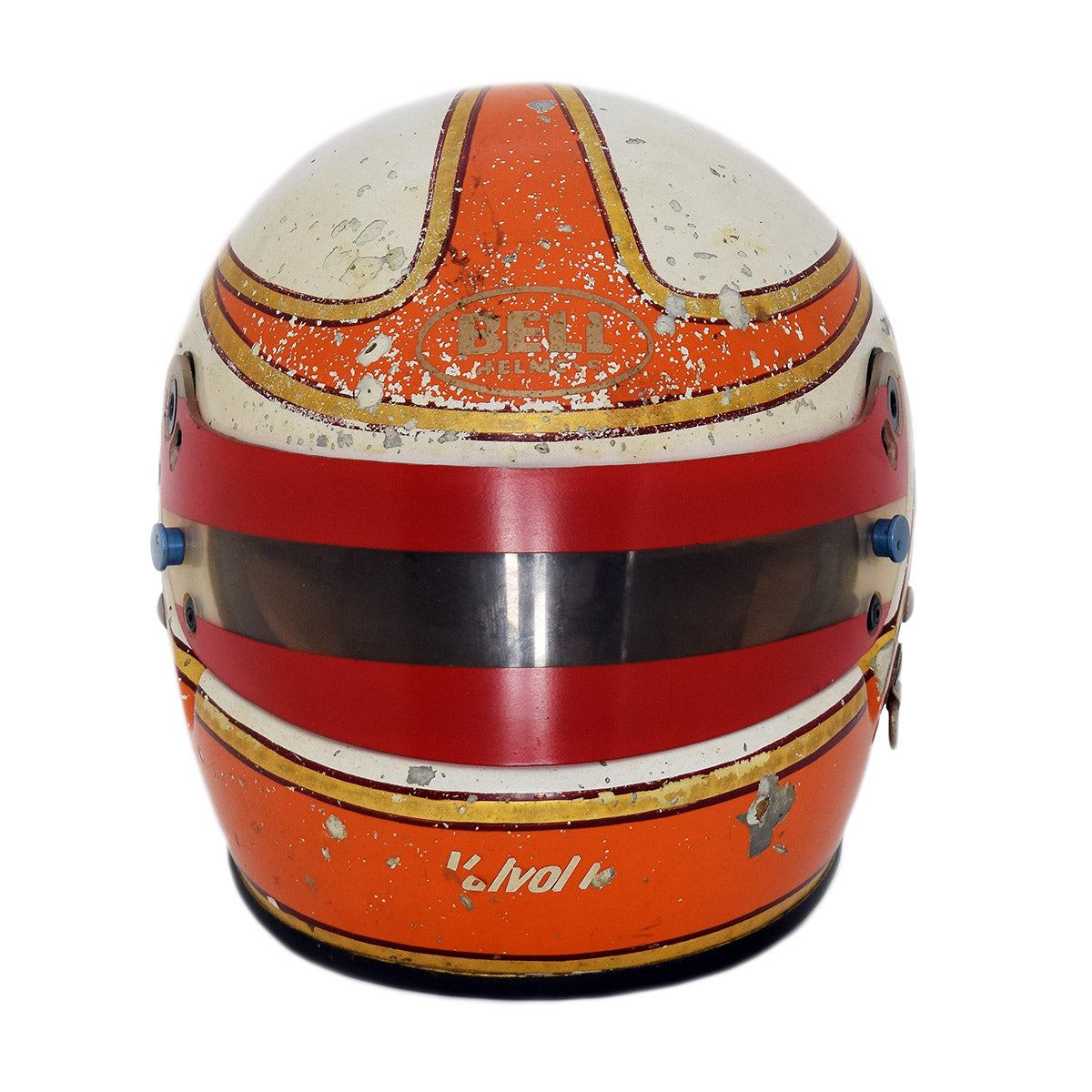 1987 Tony Elliott USAC Sprint Car Race Winning Helmet