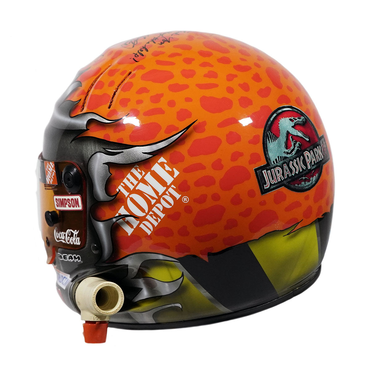 2010 Tony Stewart Signed Race Used NASCAR Helmet