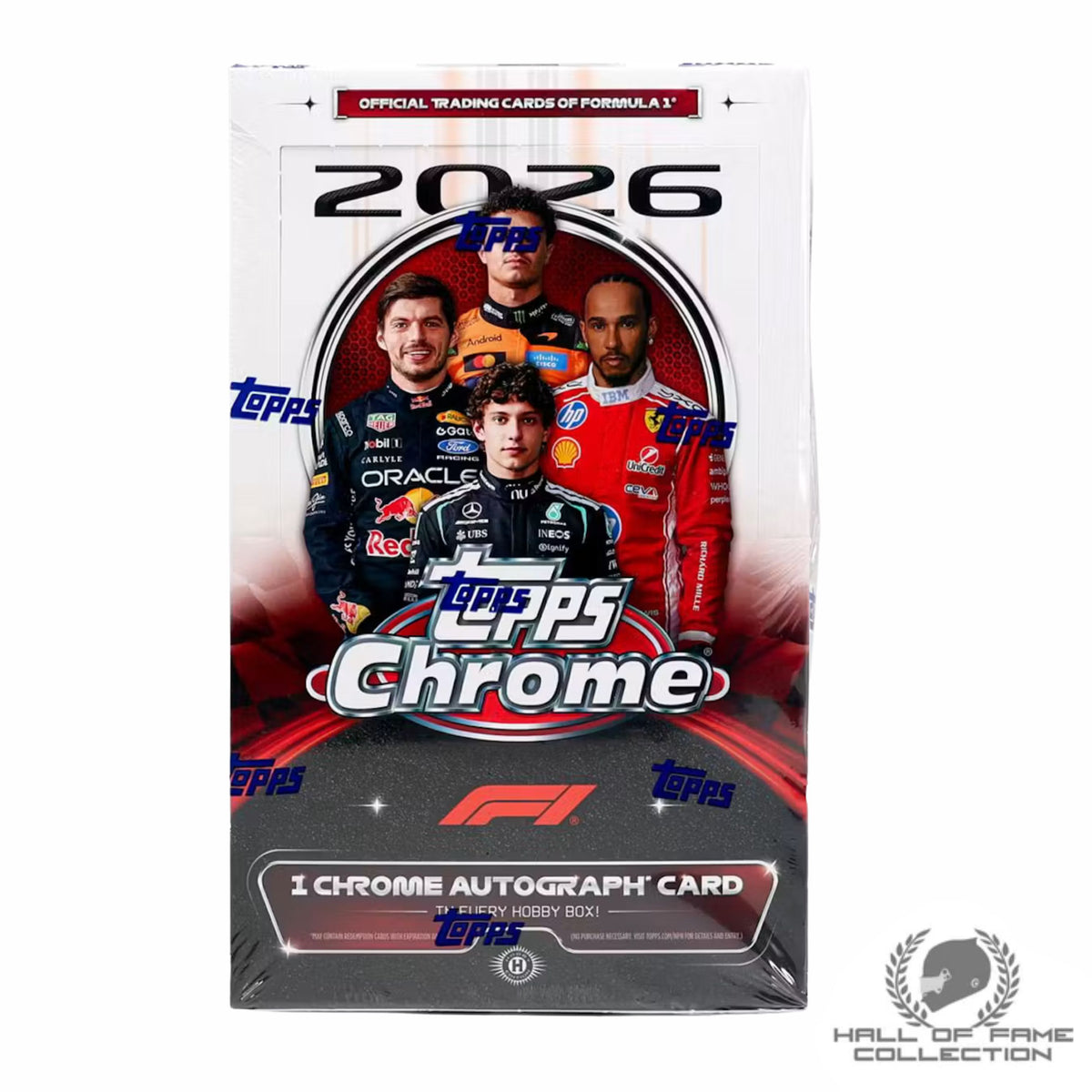2026 Topps Chrome F1 Sealed Hobby Box