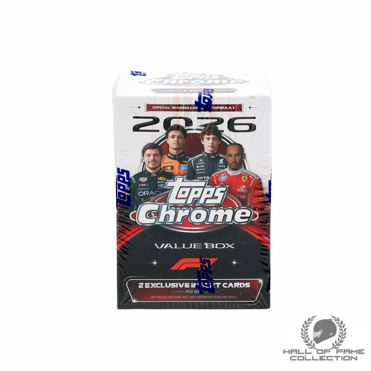 2026 Topps Chrome F1 Sealed Value Box