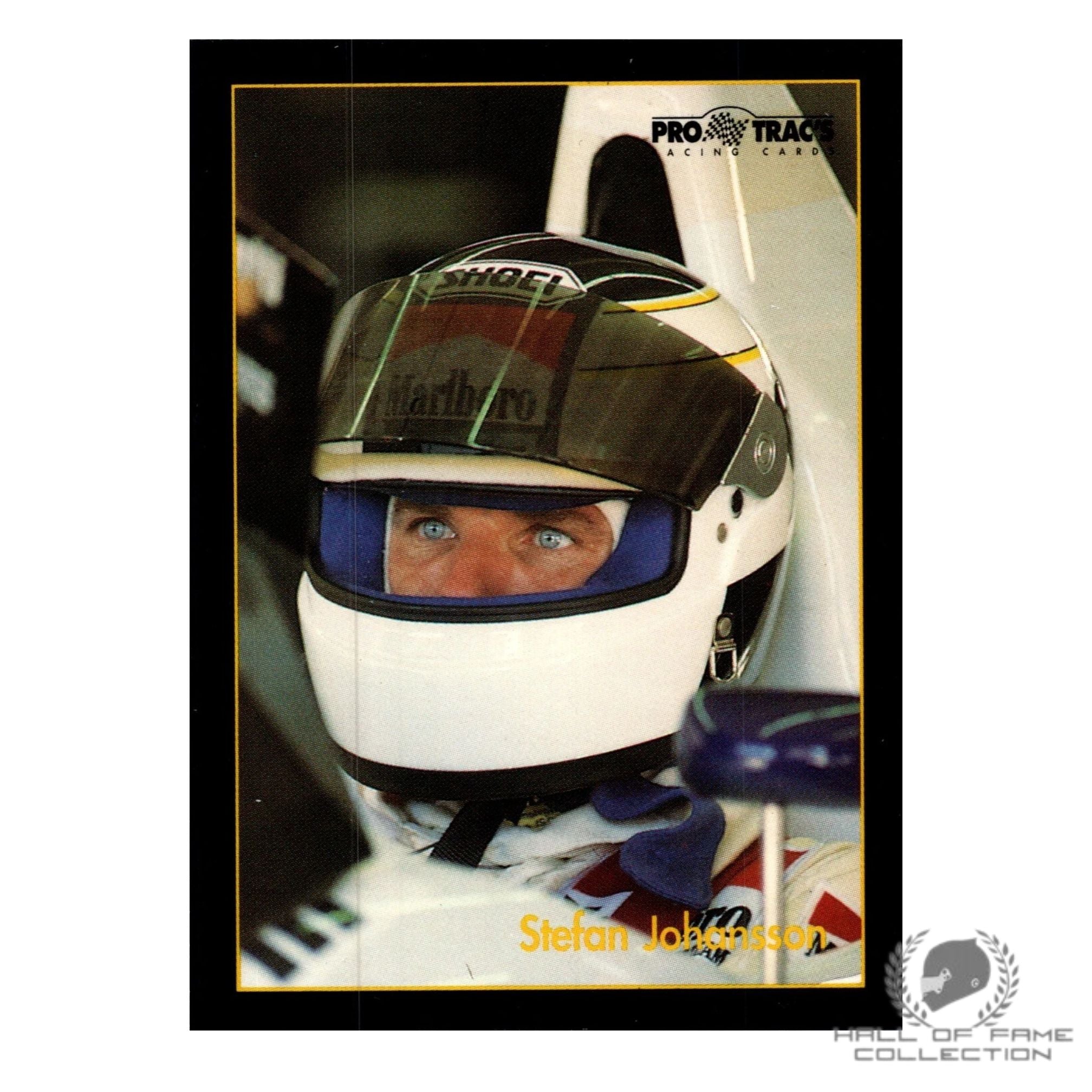 1990 Stefan Johansson Onyx Grand Prix F1 Shoei Helmet