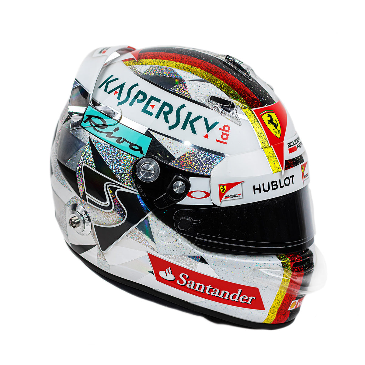 2016 Sebastian Vettel JMD Painted Abu Dhabi GP Promo F1 Helmet