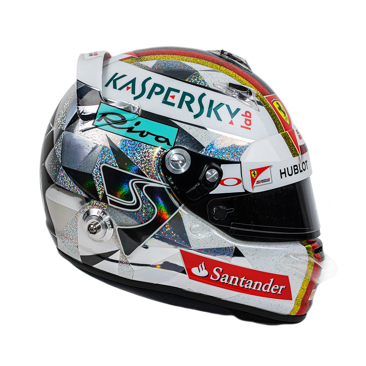 2016 Sebastian Vettel JMD Painted Abu Dhabi GP Promo F1 Helmet