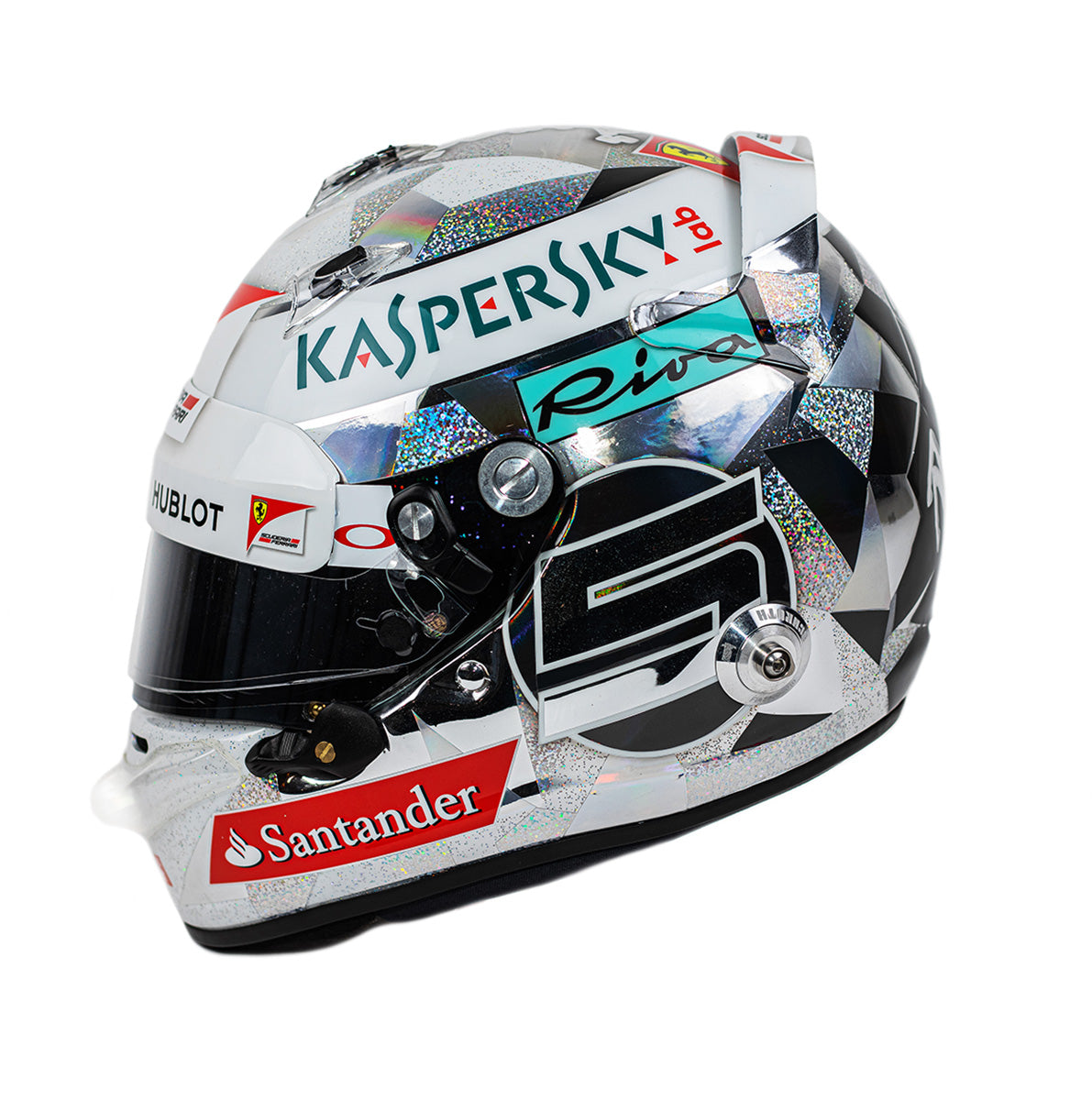 2016 Sebastian Vettel JMD Painted Abu Dhabi GP Promo F1 Helmet