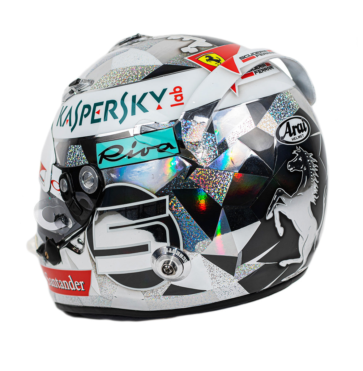 2016 Sebastian Vettel JMD Painted Abu Dhabi GP Promo F1 Helmet