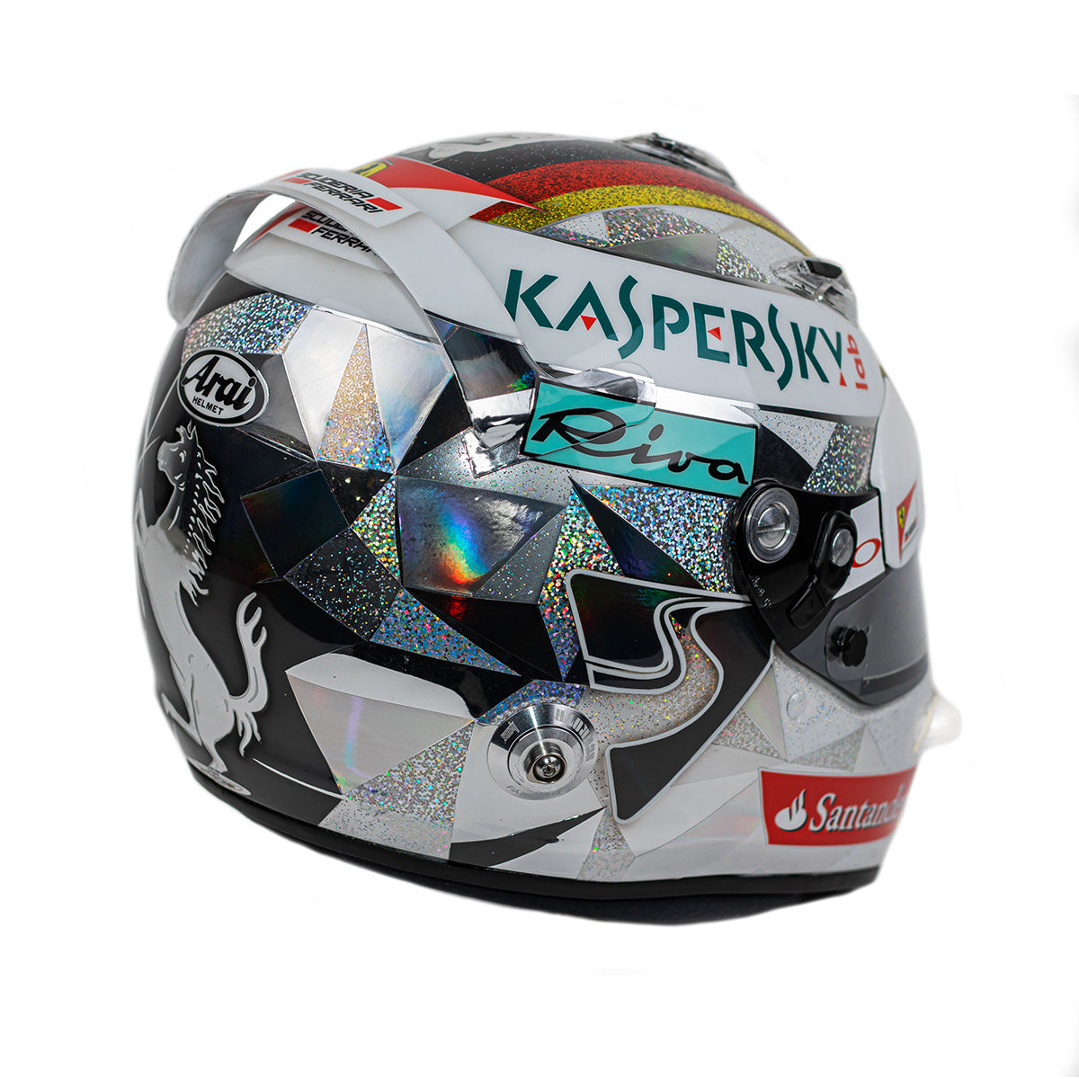 2016 Sebastian Vettel JMD Painted Abu Dhabi GP Promo F1 Helmet