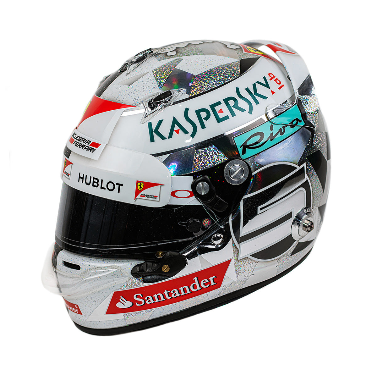 2016 Sebastian Vettel JMD Painted Abu Dhabi GP Promo F1 Helmet