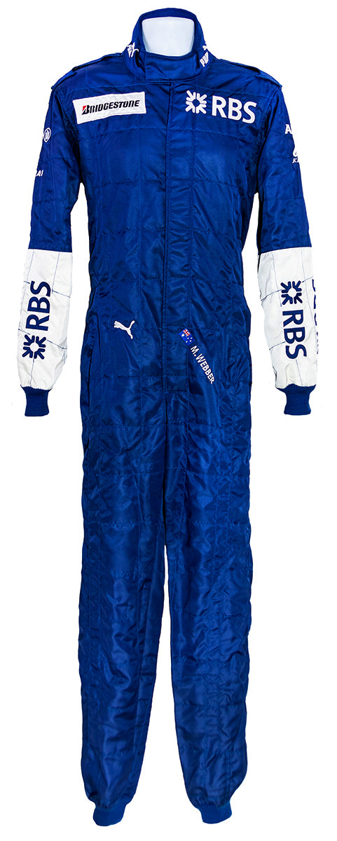 2005 Mark Webber Test Used BMW Williams F1 Suit