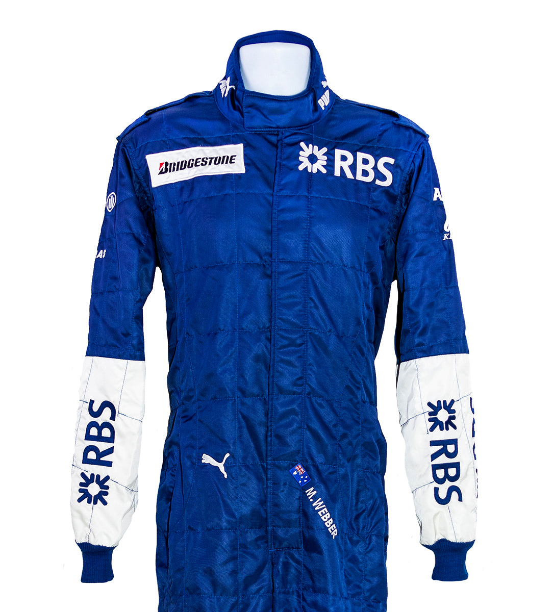 2005 Mark Webber Test Used BMW Williams F1 Suit