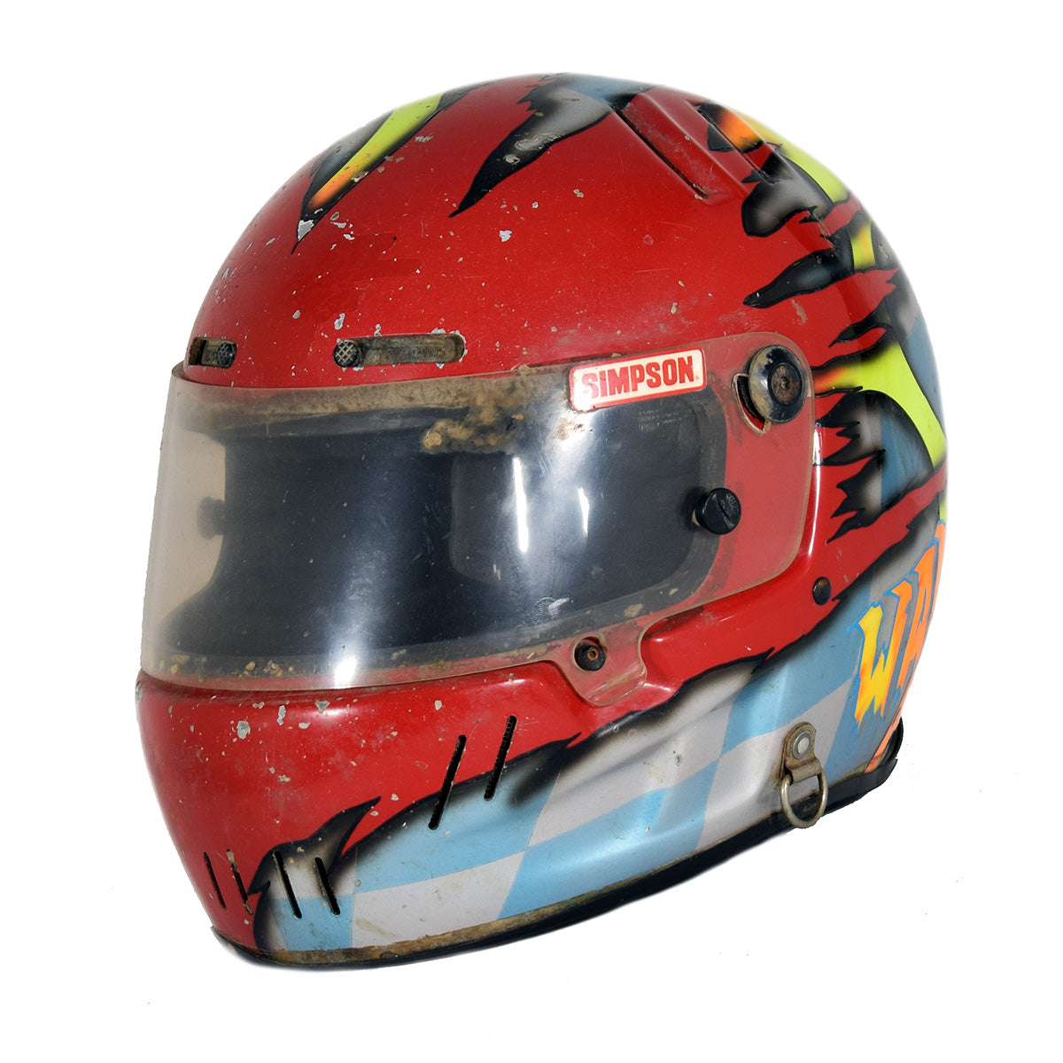 1993 Wally Pankratz USAC Race Worn Sprint Car Helmet