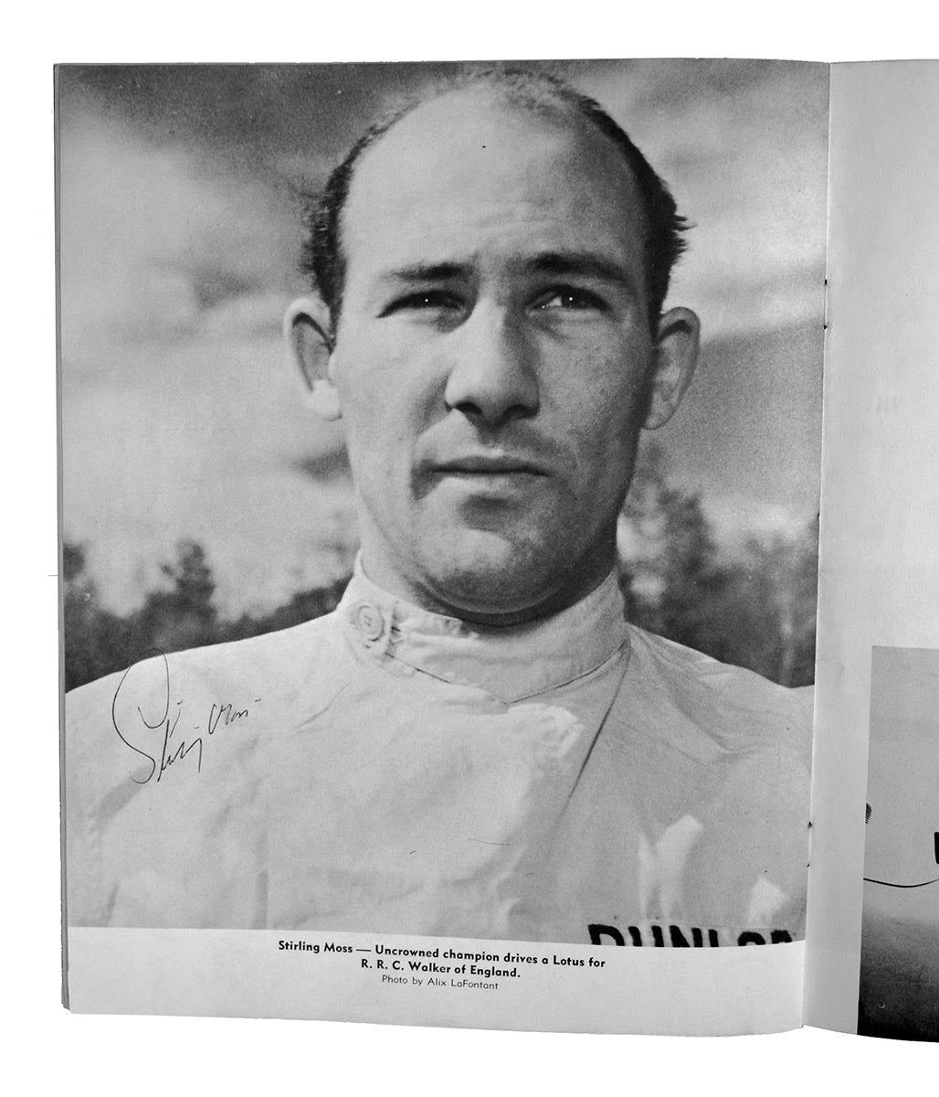 1961 United States Grand Prix Multi Signed F1 Program