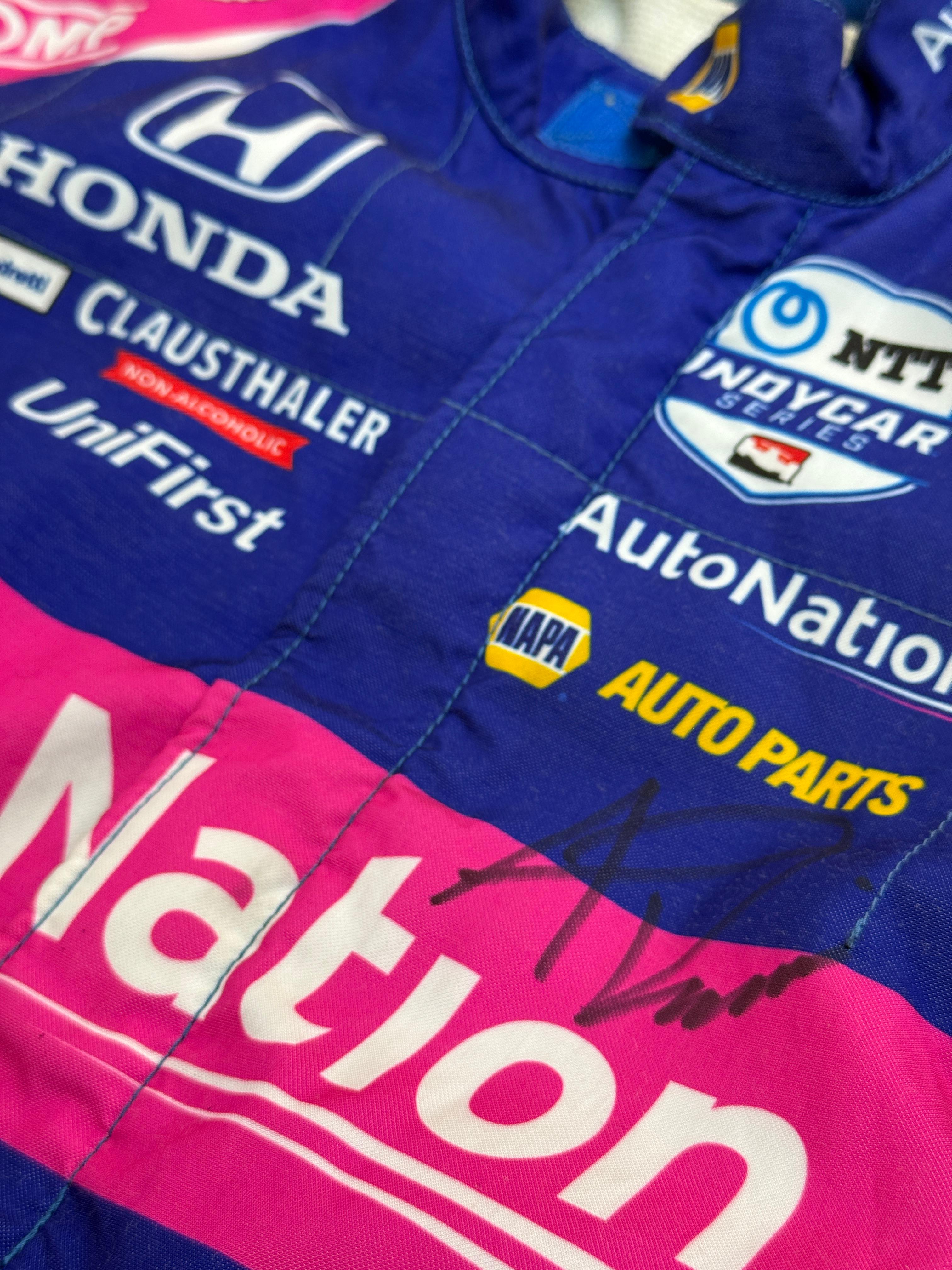 2022 Alexander Rossi Race Used Andretti Autosport IndyCar Suit