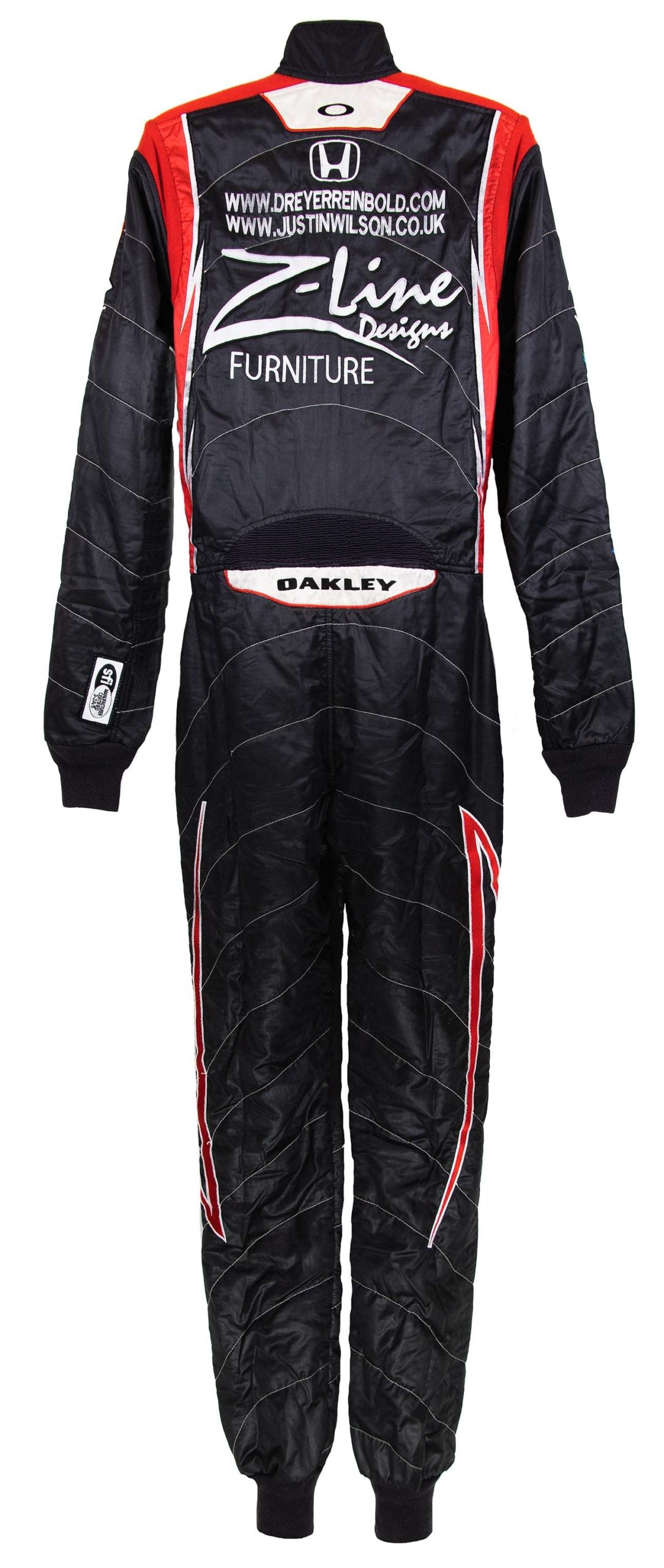 2010 Justin Wilson Race Used Dreyer & Reinbold IndyCar Suit