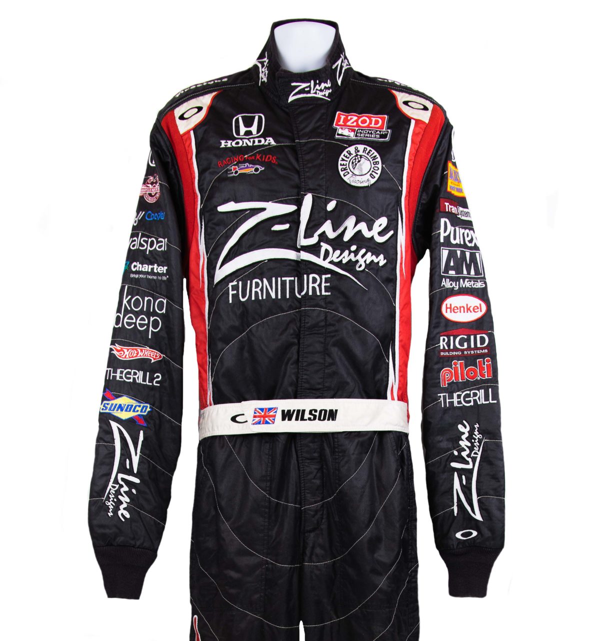 2010 Justin Wilson Race Used Dreyer & Reinbold IndyCar Suit