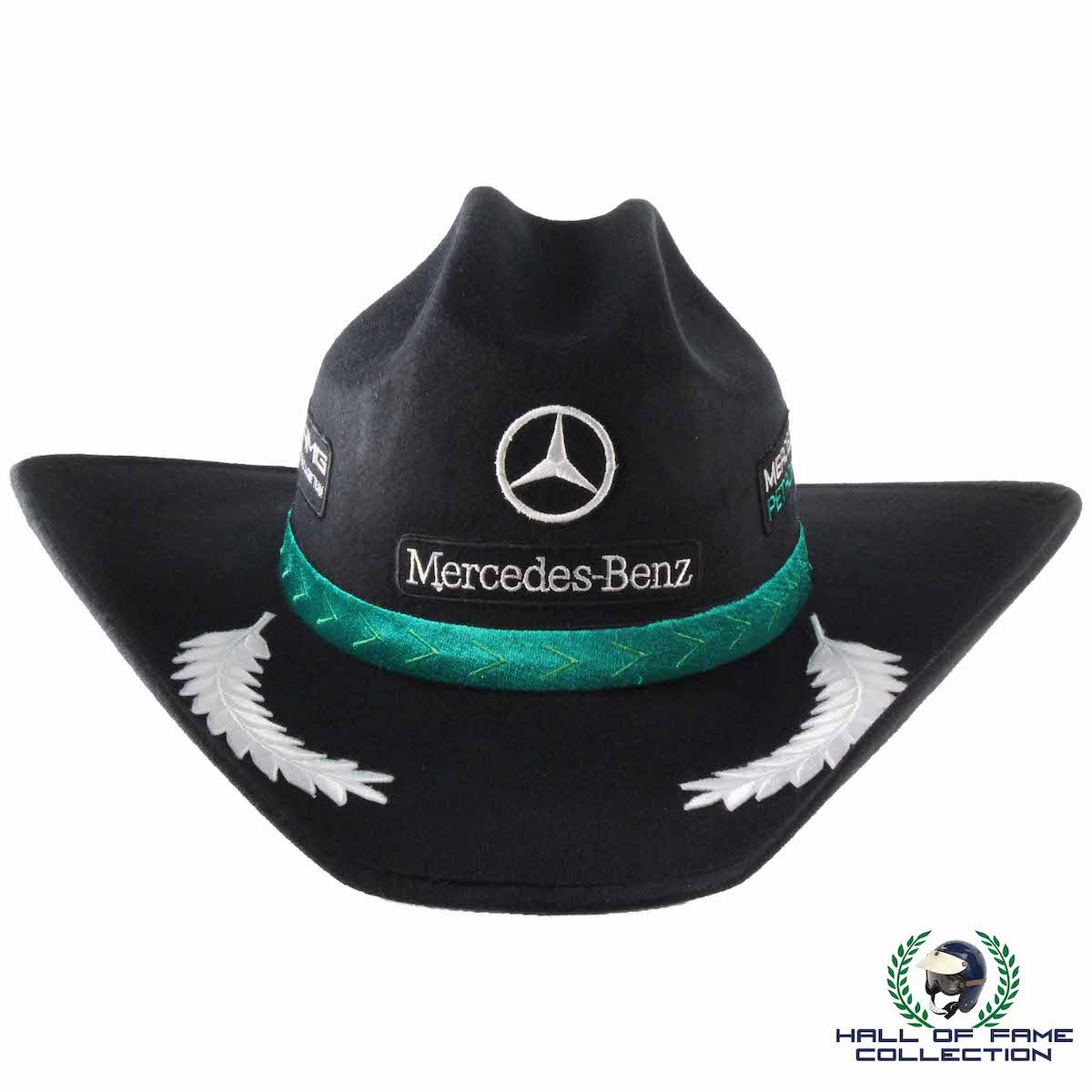 2014 Lewis Hamilton Original Worn USGP Austin Texas Mercedes Benz F1 Cowboy Hat