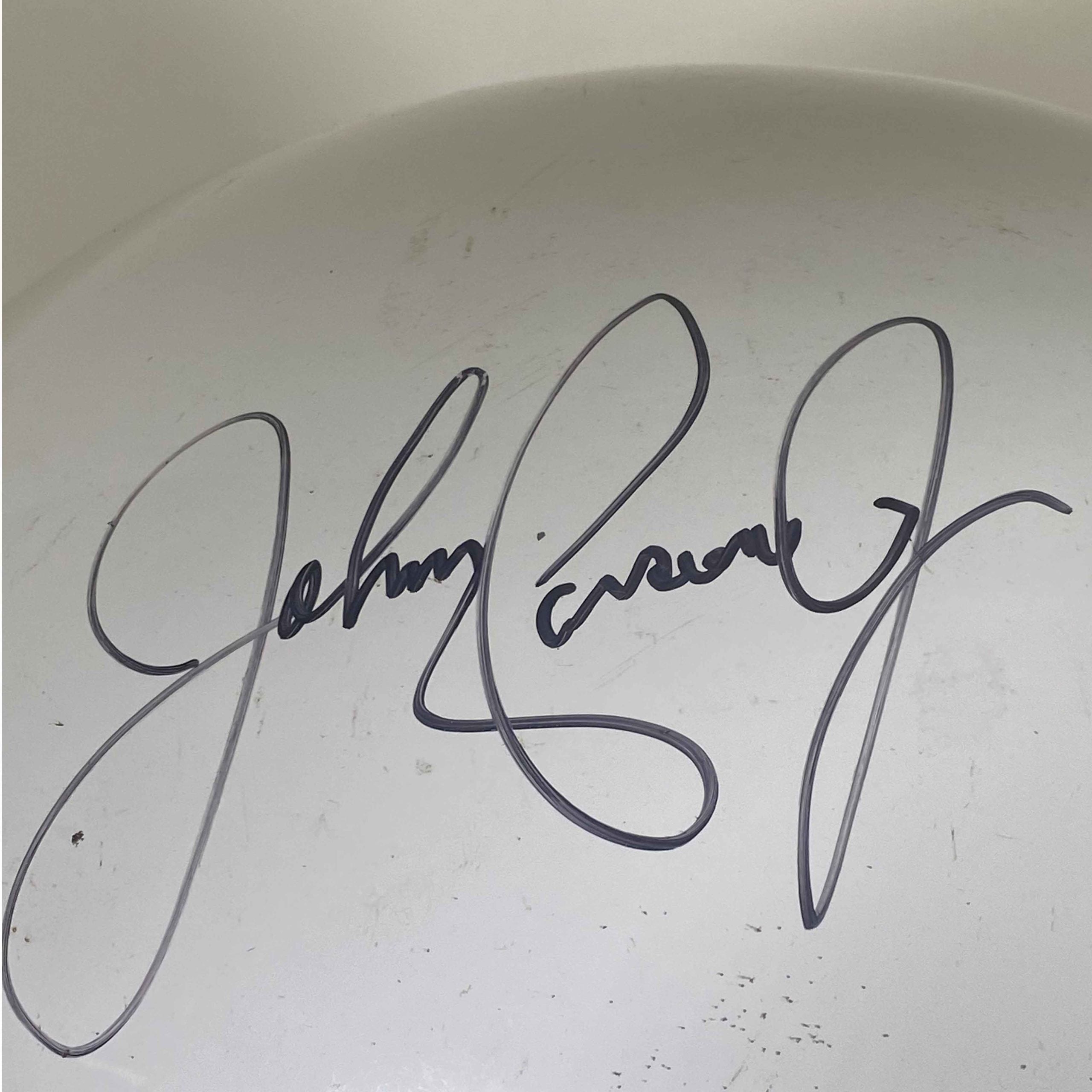 Johnny Parsons Jr. Signed Indianapolis Speed Record Bell Helmet