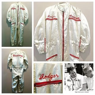 1965 Rodger Ward Rare Race Used Indy 500 Suit