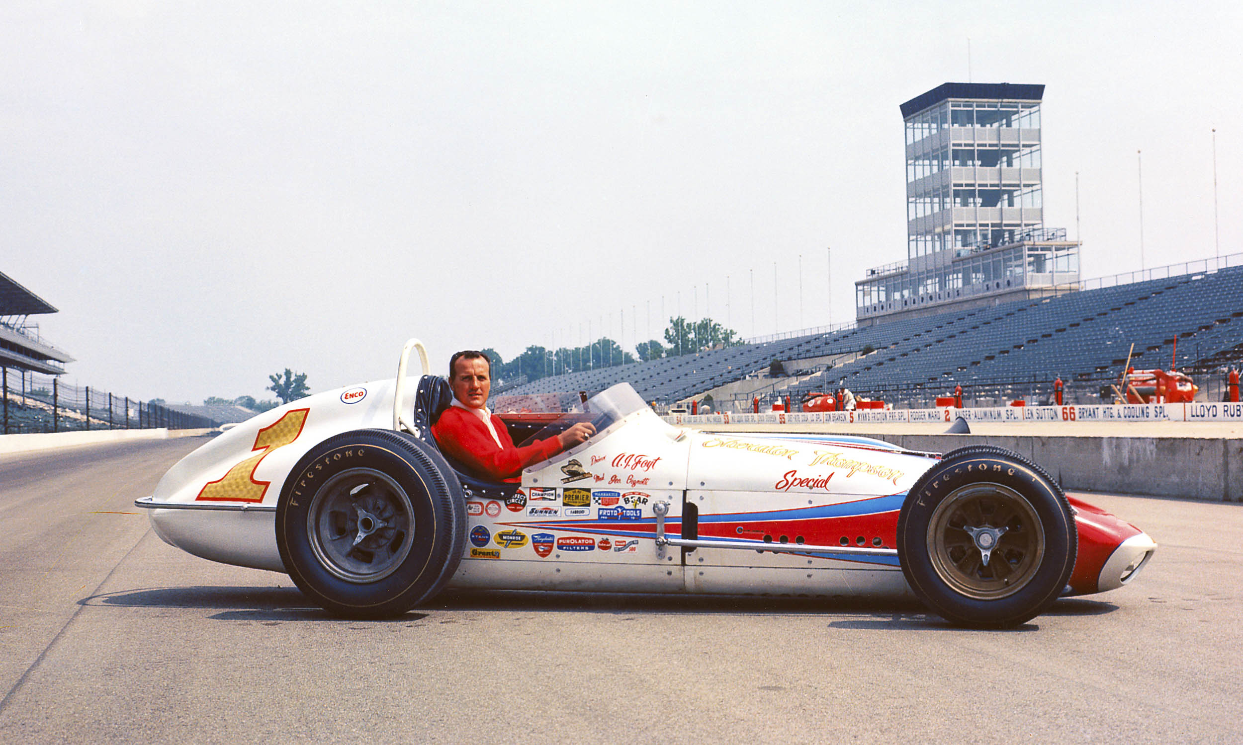 1960's AJ Foyt Original Race Winning 7" IndyCar Trophy