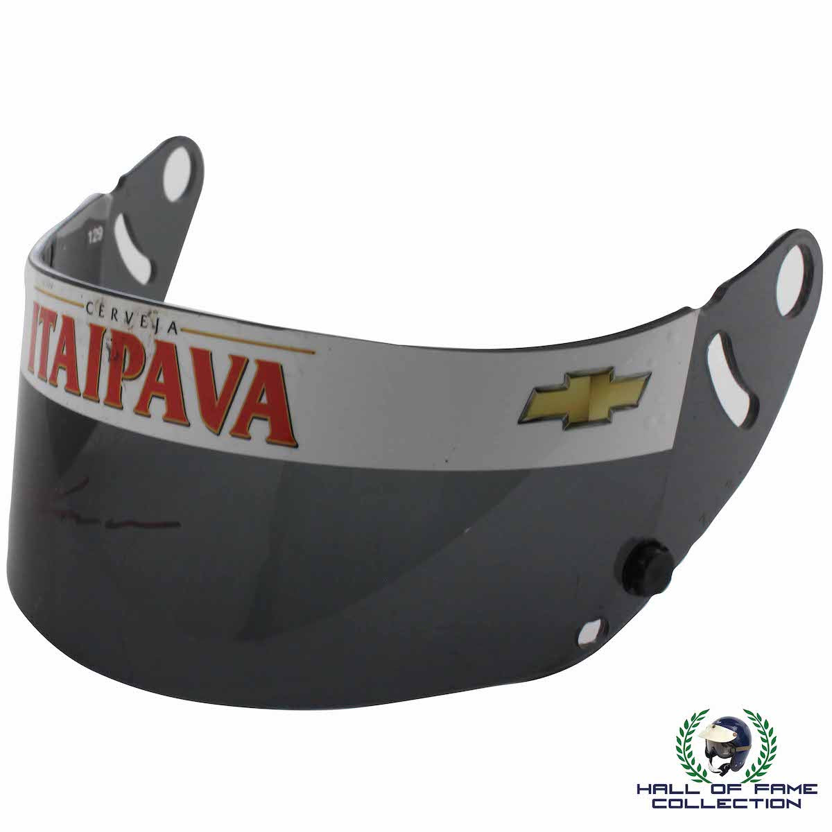 2013 Tony Kanaan Signed Race Used KV Racing Technology IndyCar Visor