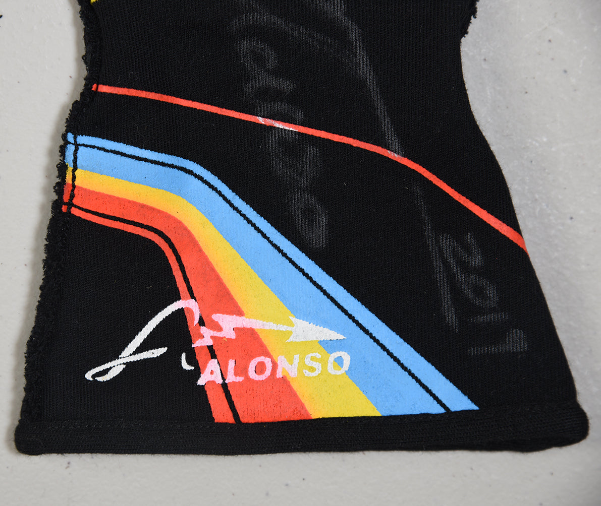 2019 Alonso Indy 500 Signed McLaren Indy 500 Qualifying Gloves