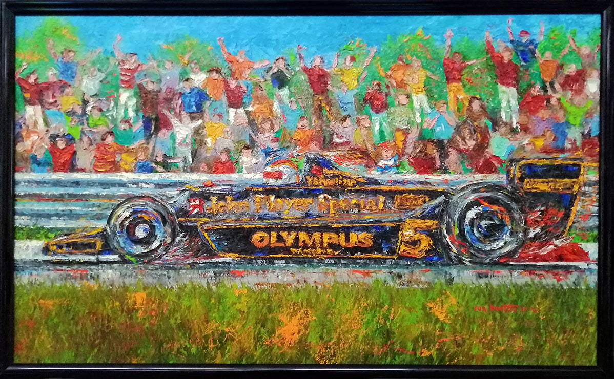 Ron Burton Mario Andretti JPS Lotus 79 Original Artwork