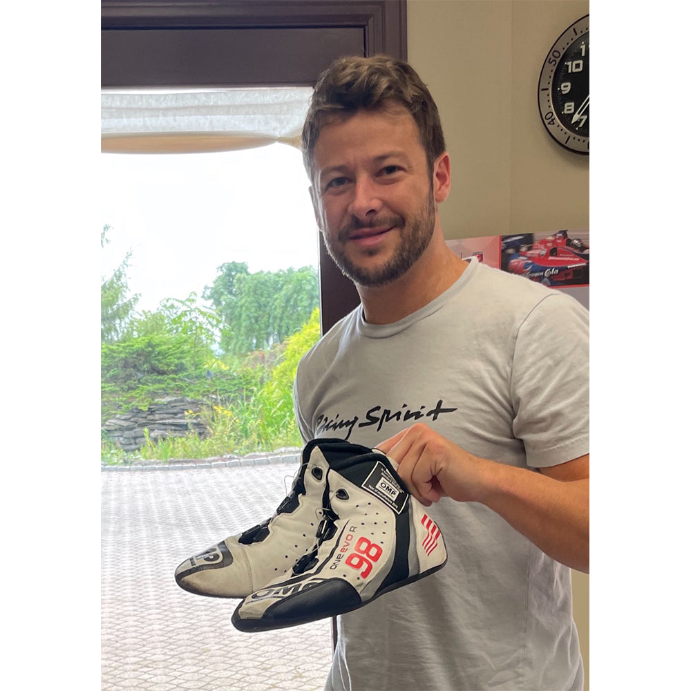 2018 Marco Andretti Signed Race Used Andretti Autosport Indy 500 Boots