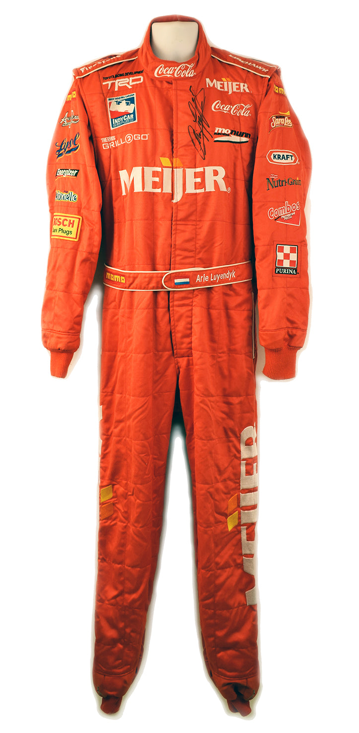 2003 Arie Luyendyk Last Worn Indy 500 Suit Mo Nunn Racing