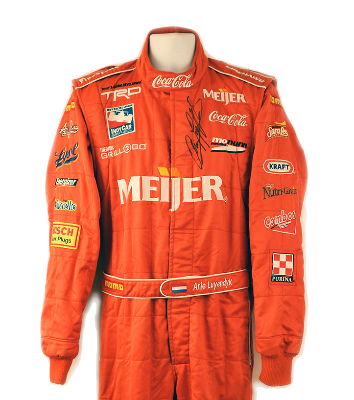 2003 Arie Luyendyk Last Worn Indy 500 Suit Mo Nunn Racing