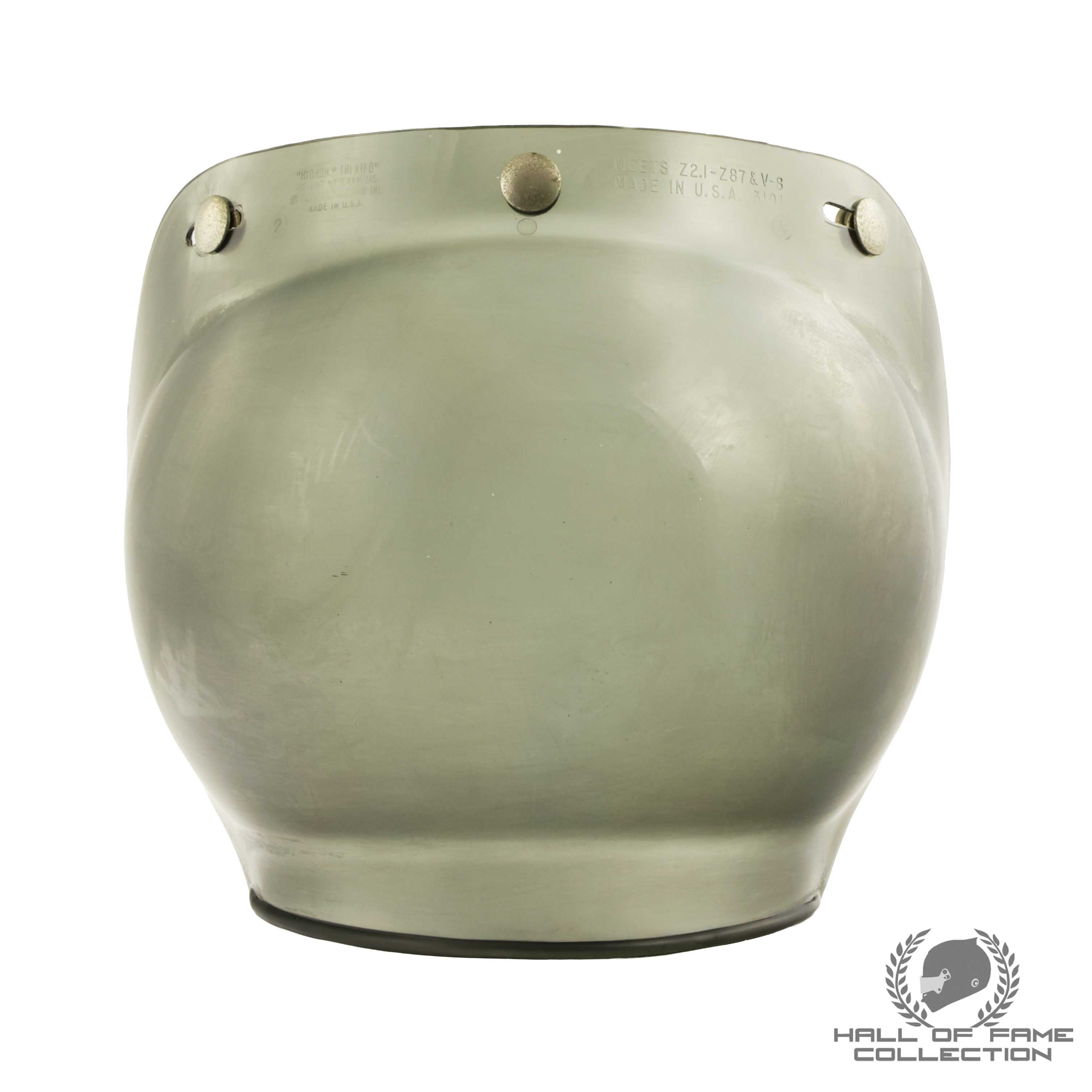 1960s Denny Hulme Race Used F1 Bubble Visor