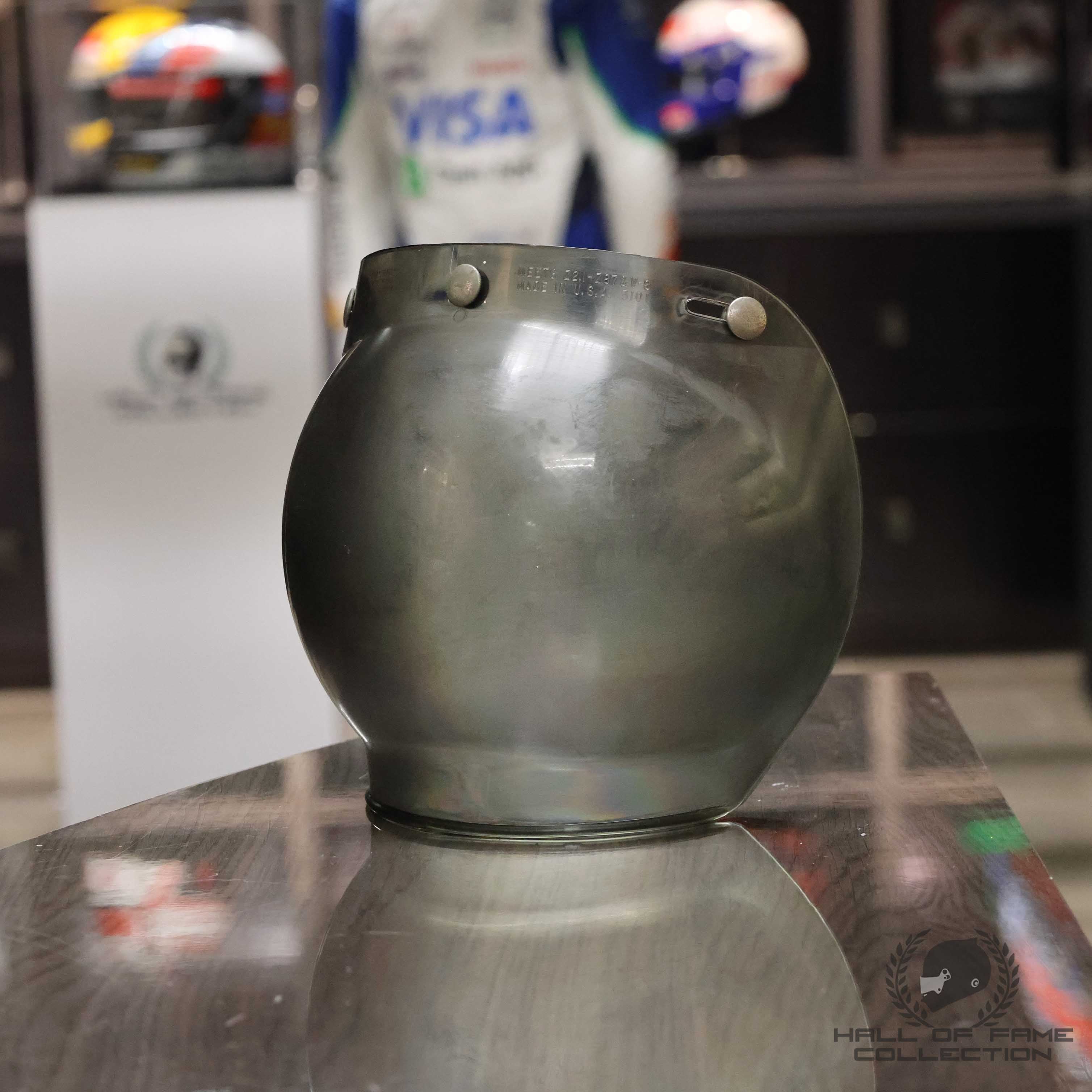 1960s Denny Hulme Race Used F1 Bubble Visor