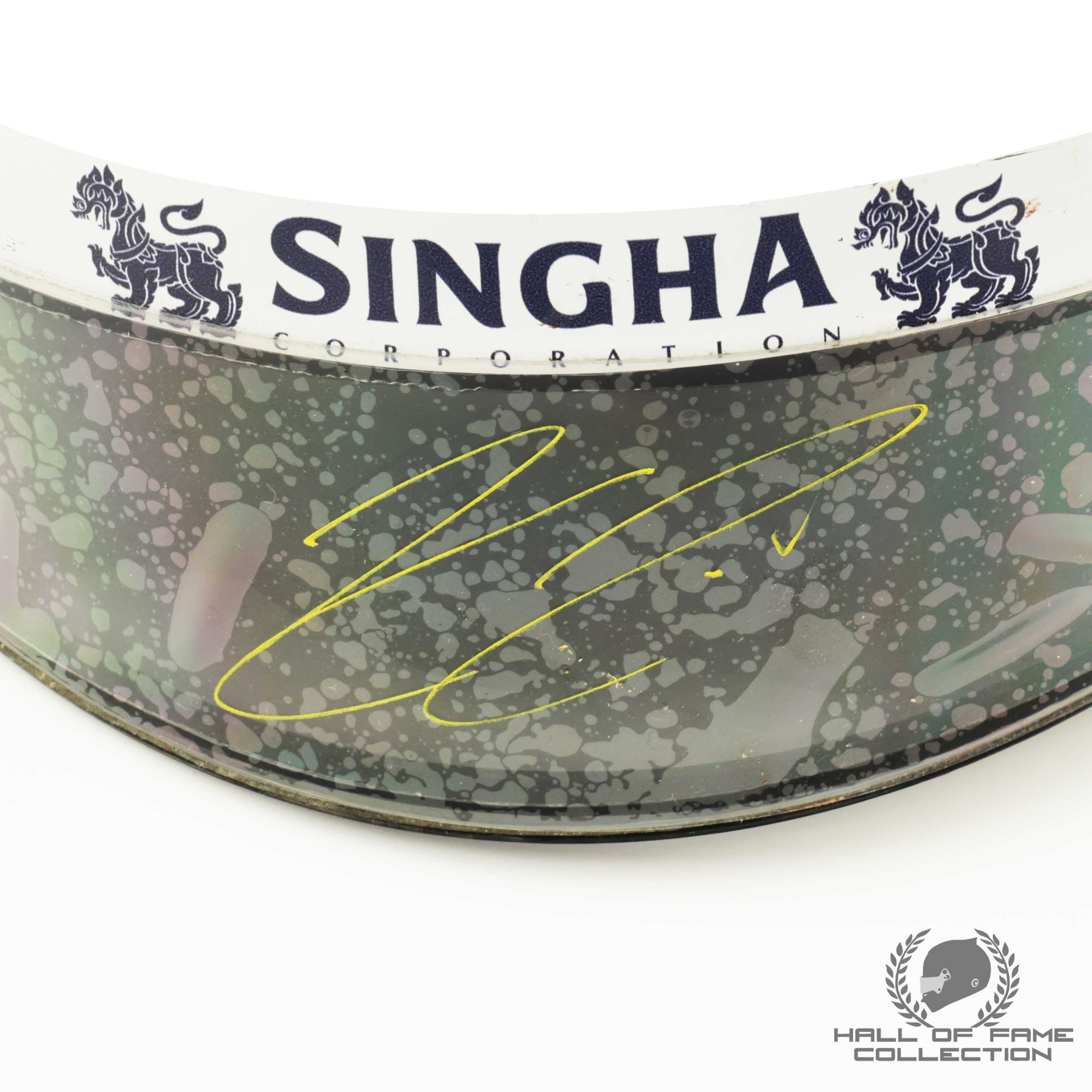 2025 Gabriel Bortoletto Signed Race Used Rookie Season Stake Sauber F1 Visor