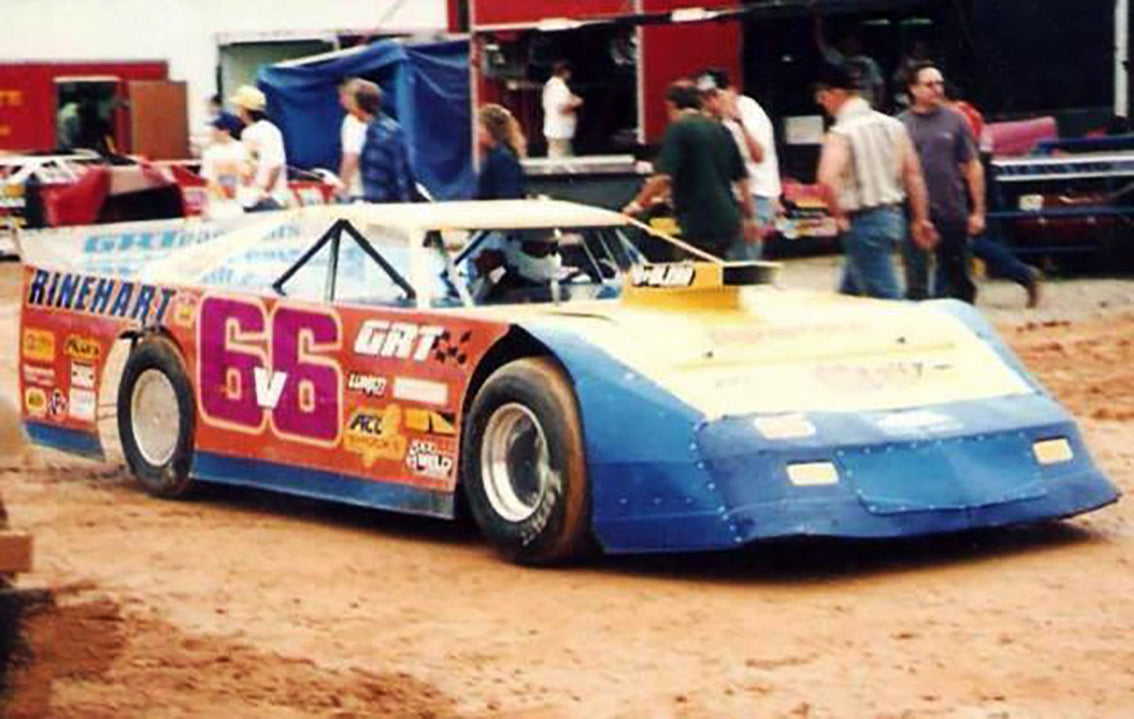 1993 Bill Frye Signed Late Model Dirt Car Used Helmet