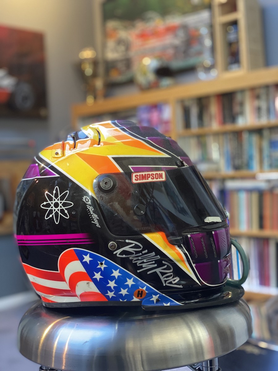2002 Billy Roe Race Used Zali Racing IndyCar Helmet