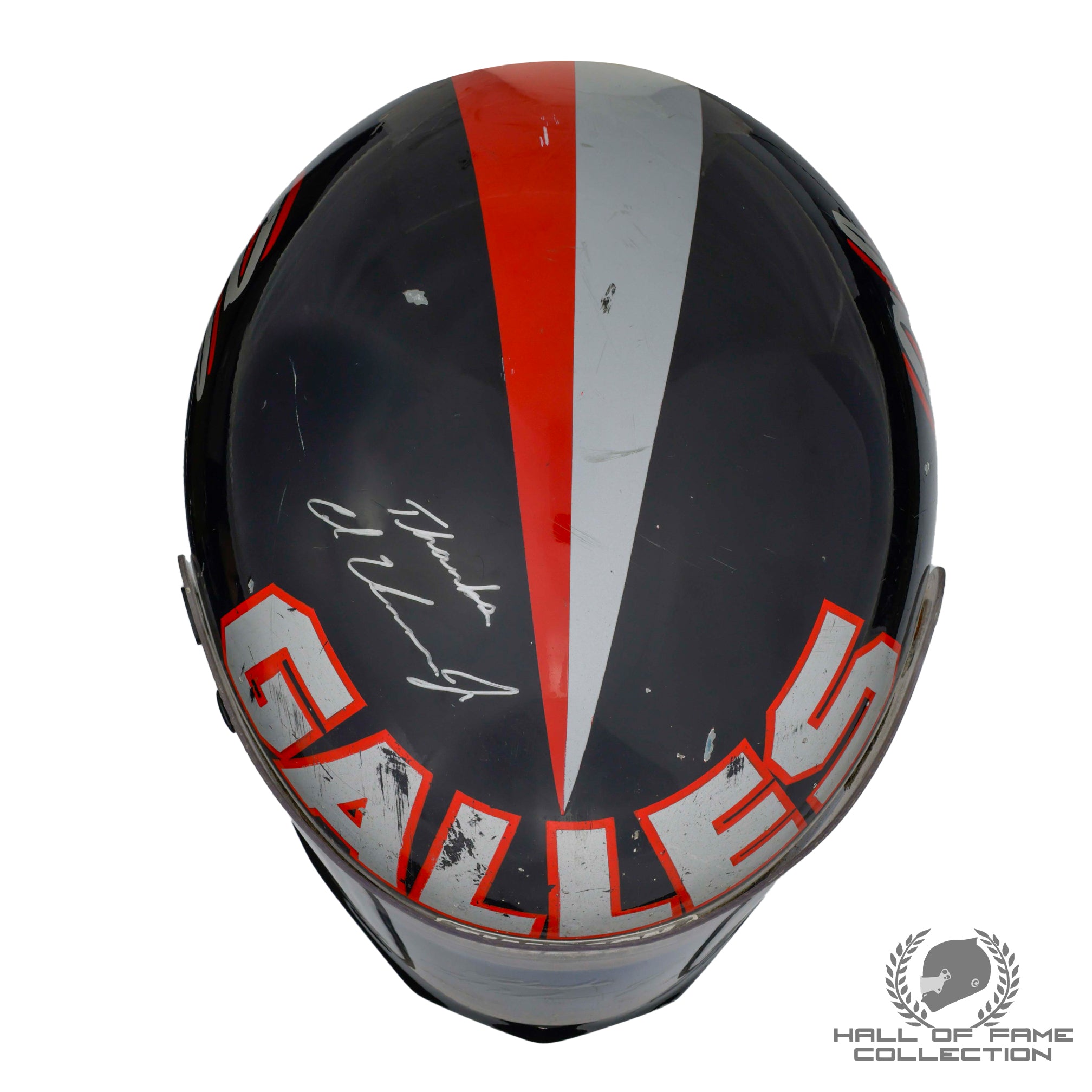 1984 Al Unser Jr. Signed Race Used Galles Racing Simpson Bandit IndyCar Helmet