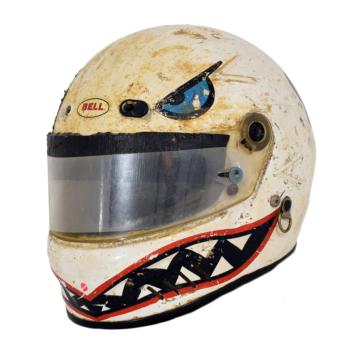 1980's Bobby Allan World Of Outlaws Race Used Helmet