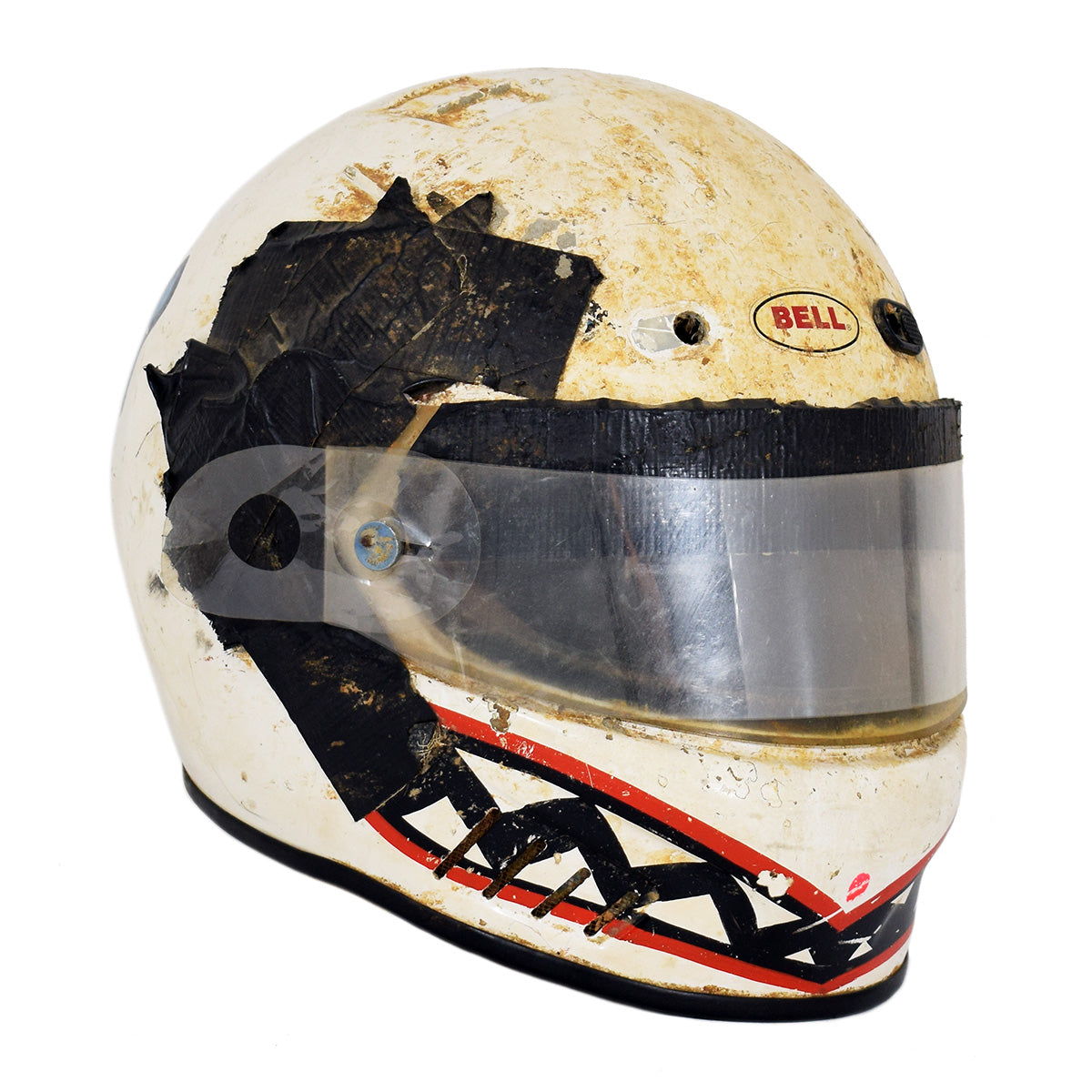 1980's Bobby Allan World Of Outlaws Race Used Helmet