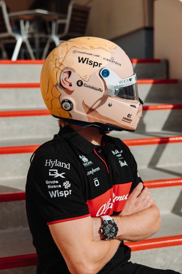 2023 Valtteri Bottas Pre Season Testing Worn Alfa Romeo F1 Helmet