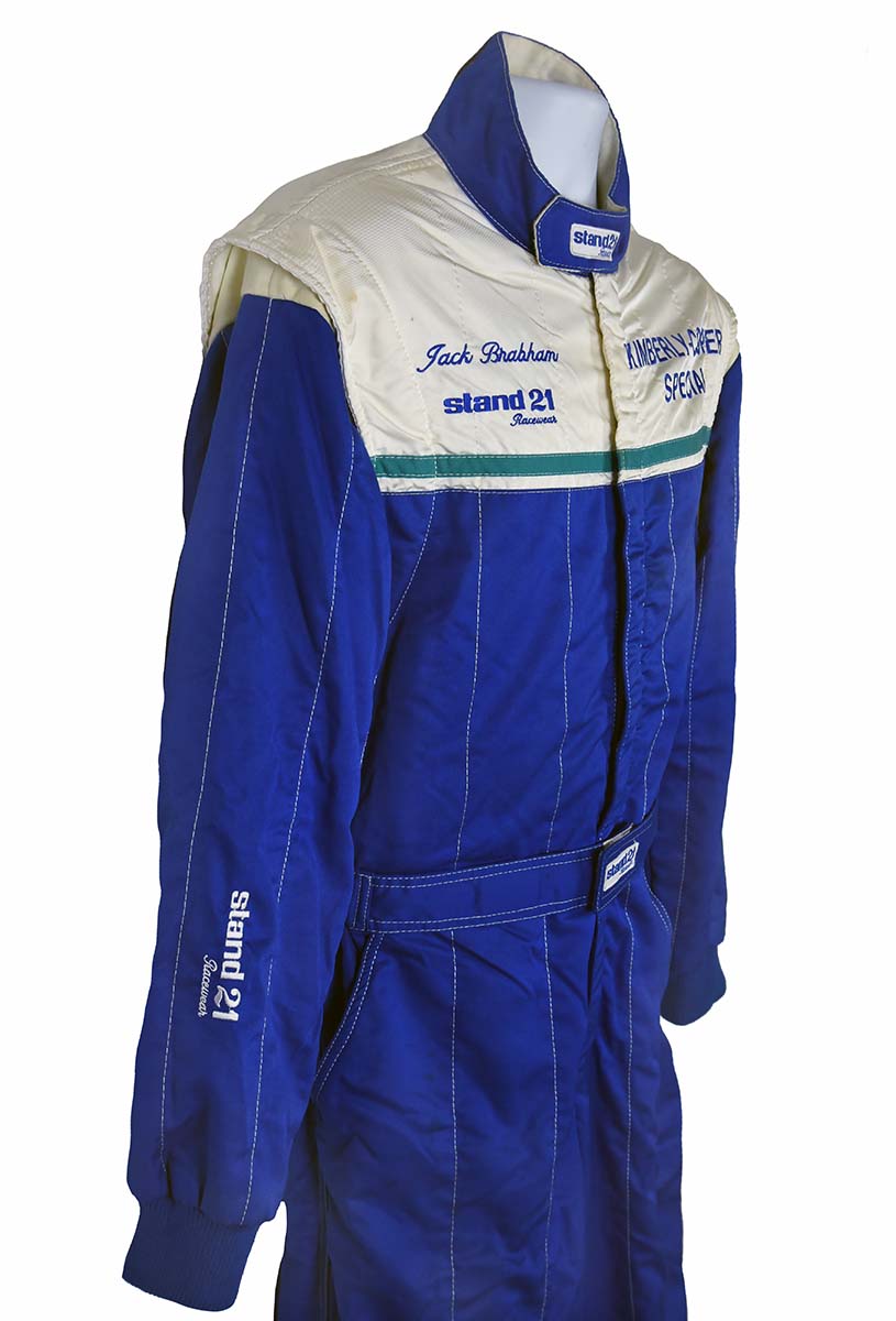 1990s Sir Jack Brabham Race Used 'Kimberly Cooper Special' IndyCar Suit