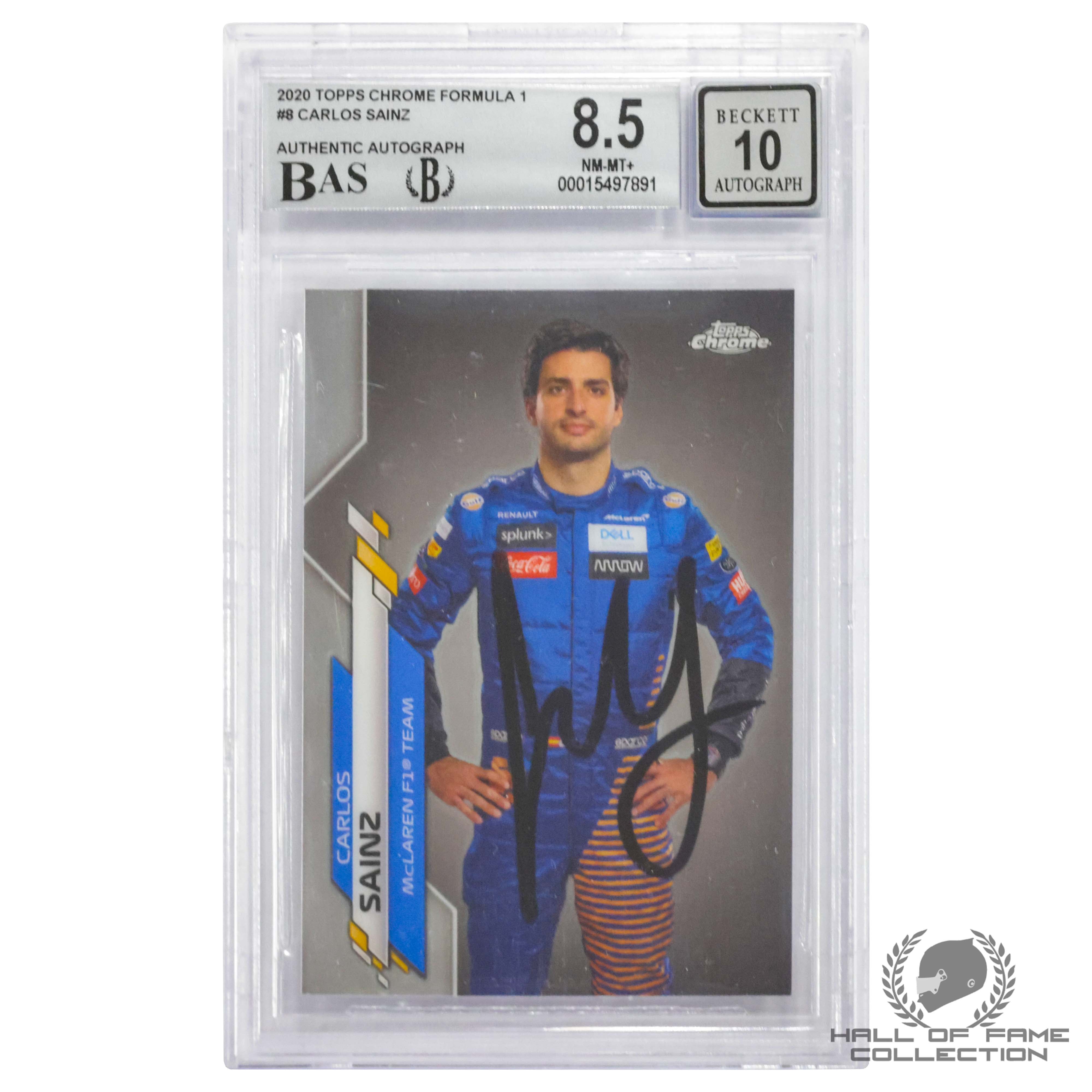 2020 Topps Chrome Formula 1 In-person Autograph Card Colleciton