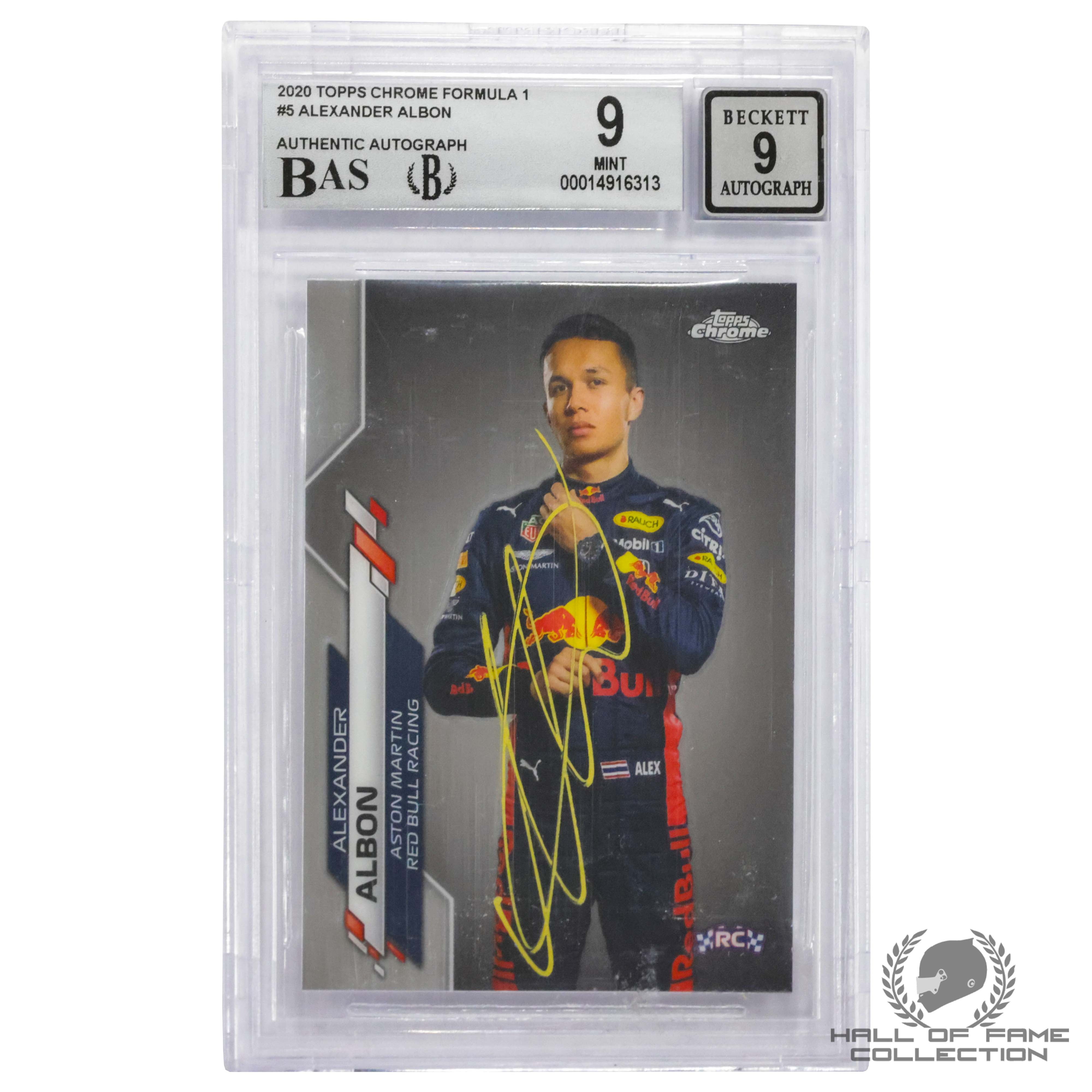 2020 Topps Chrome Formula 1 In-person Autograph Card Colleciton