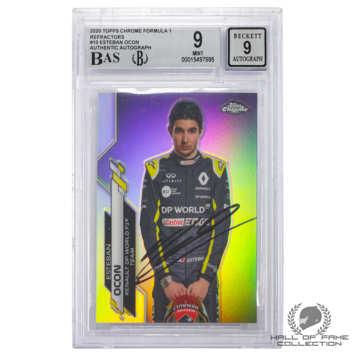 2020 Topps Chrome Formula 1 In-person Autograph Card Colleciton