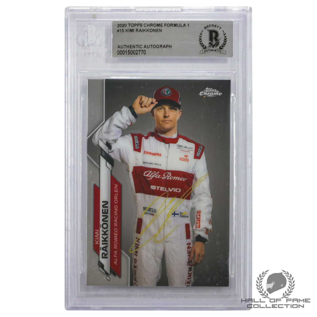 2020 Topps Chrome Formula 1 In-person Autograph Card Colleciton
