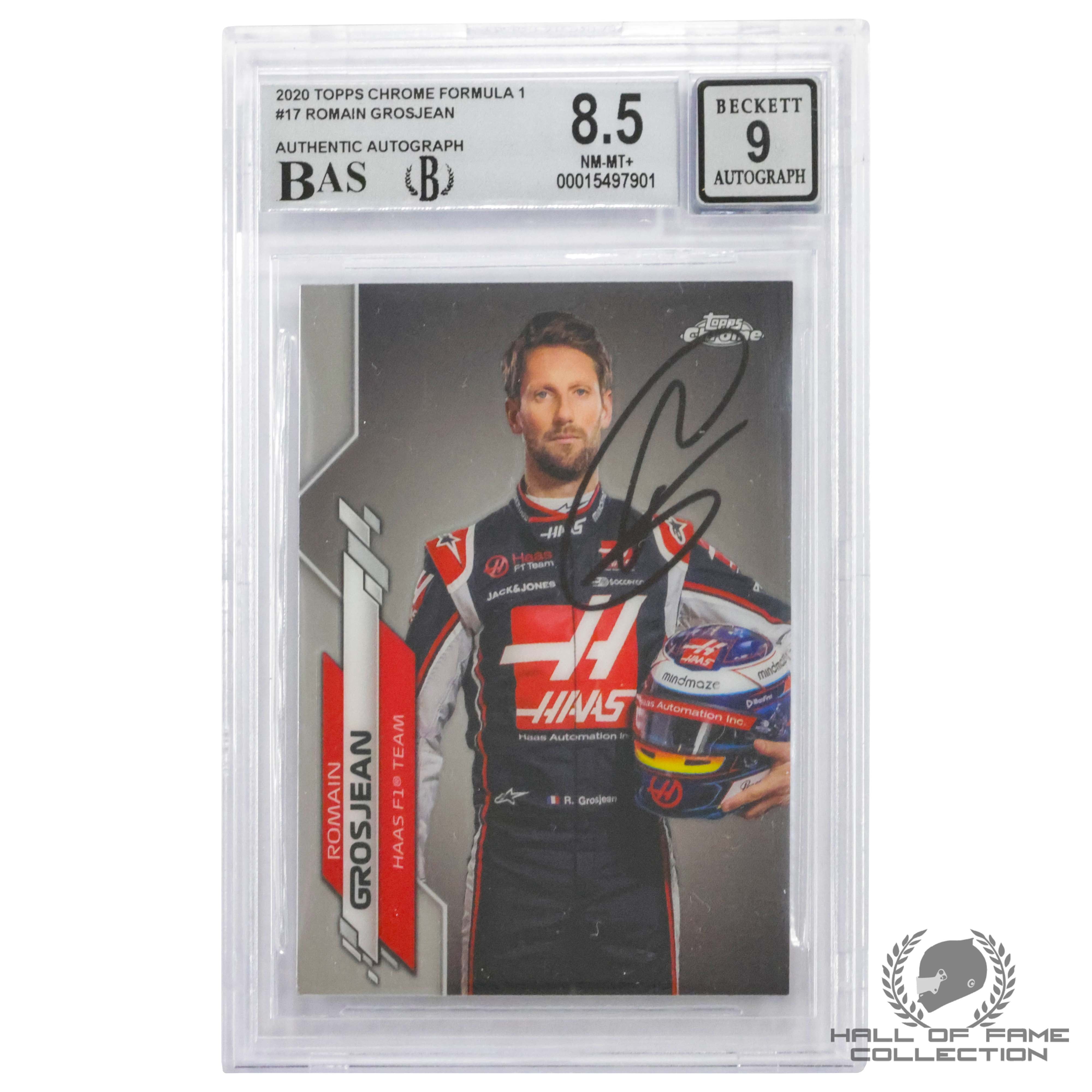 2020 Topps Chrome Formula 1 In-person Autograph Card Colleciton