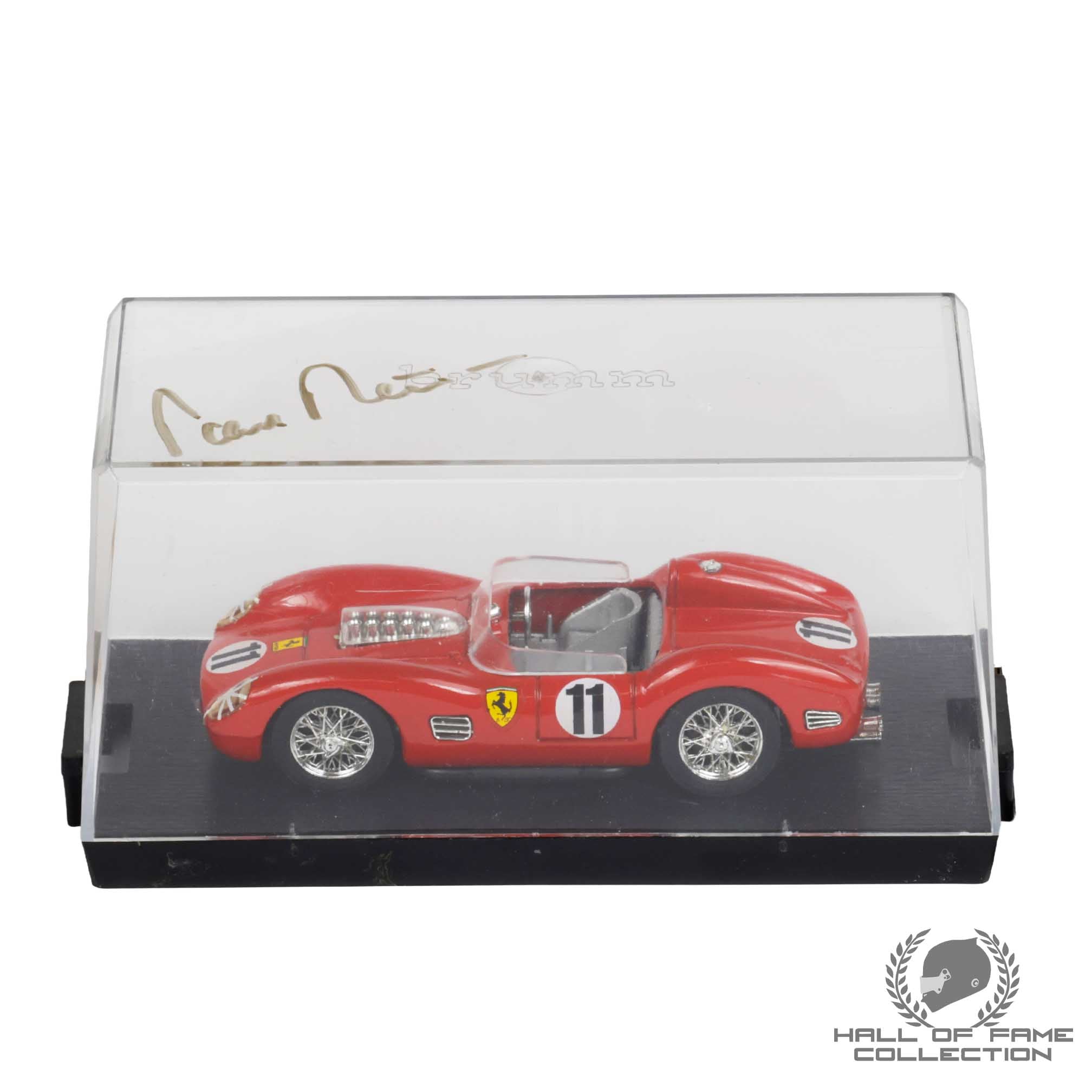 1960 Paul Frere Signed Le Mans Winner Ferrari 250 Brumm 1/43 Sportcar Model